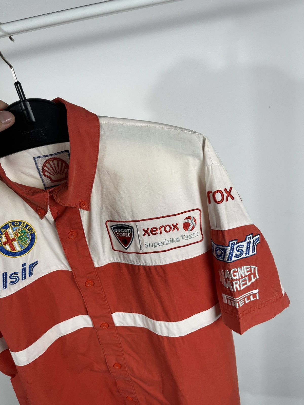 Ducati Vintage Ducati Xerox Superbike Team Racing Shirt Red White Size US L / EU 52-54 / 3 - 7 Thumbnail
