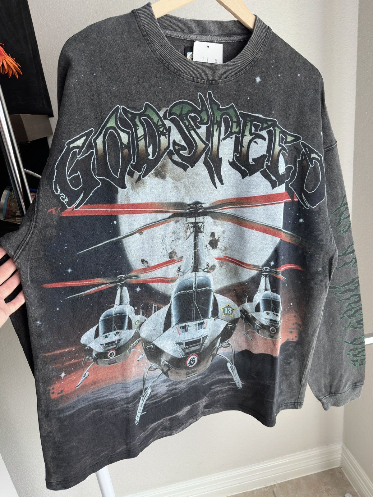 Godspeed Airstrike Long Sleeve Tee Black Size US L / EU 52-54 / 3 - 3 Thumbnail
