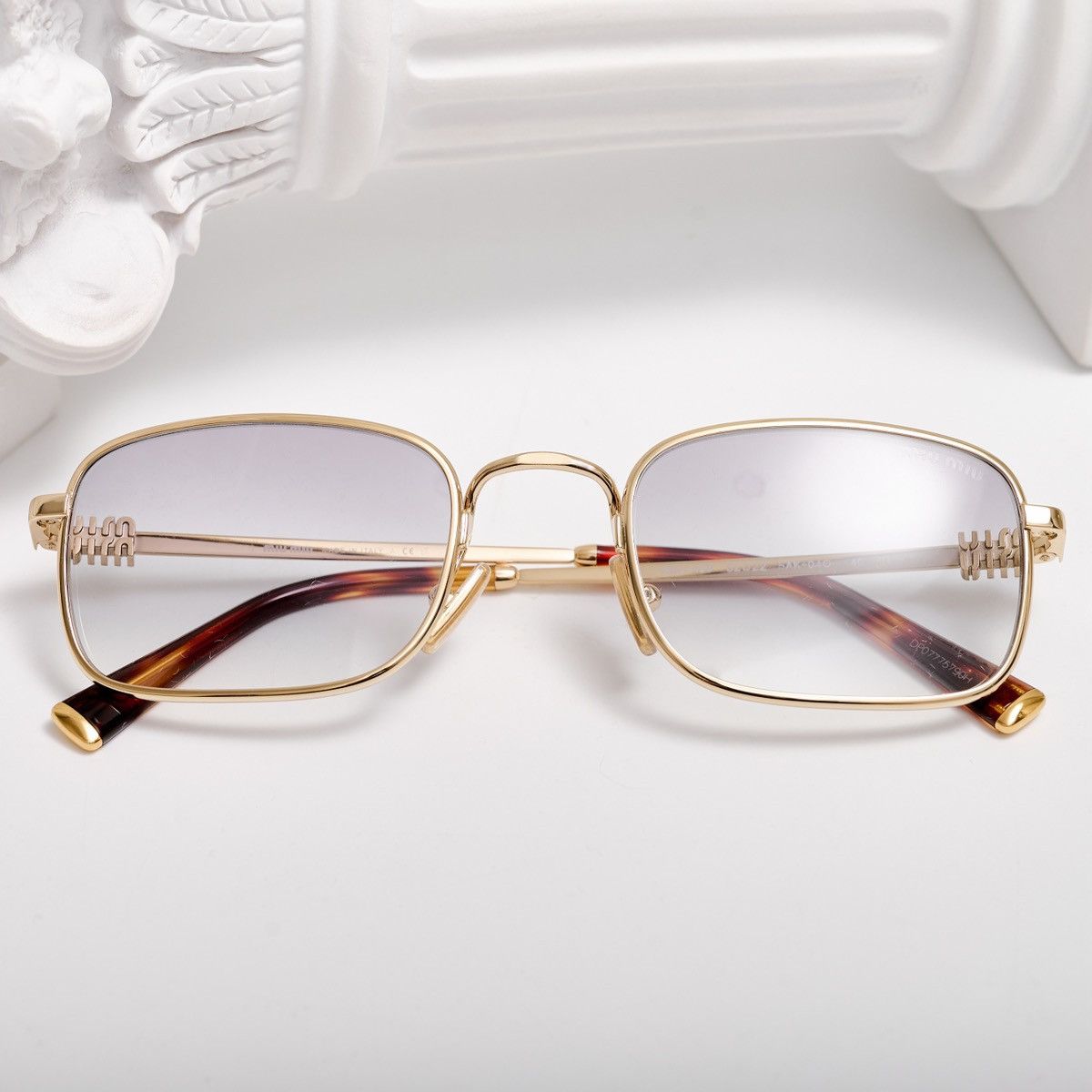 Miu Miu MIU MIU 0MU A53S 5AK04O SUNGLASSES Size ONE SIZE - 6 Thumbnail