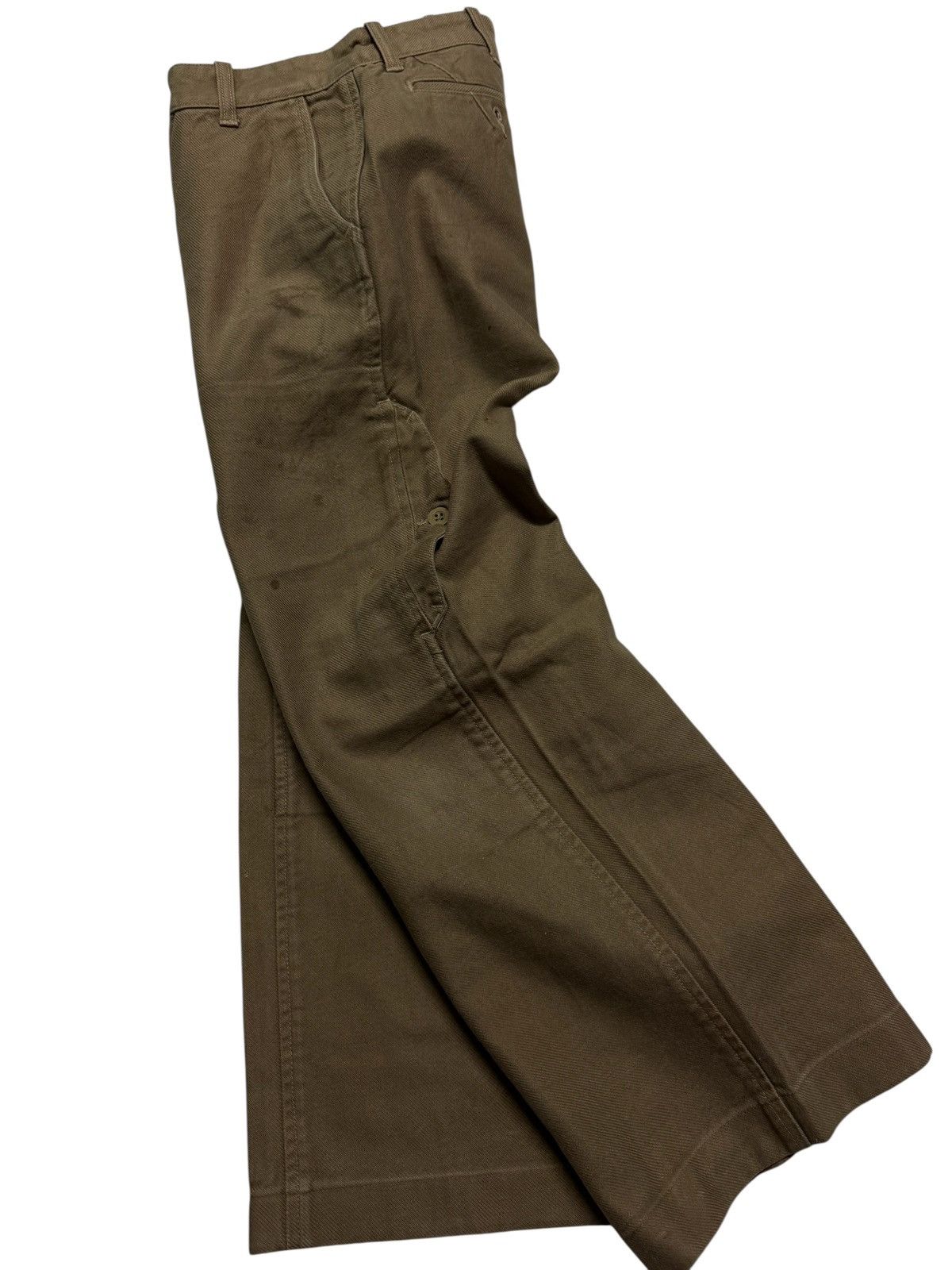 MasterPiece BAGGY WORKWEAR MASTERPIECE.CO POCKET PANTS MADE IN JAPAN Size US 29 - 3 Thumbnail