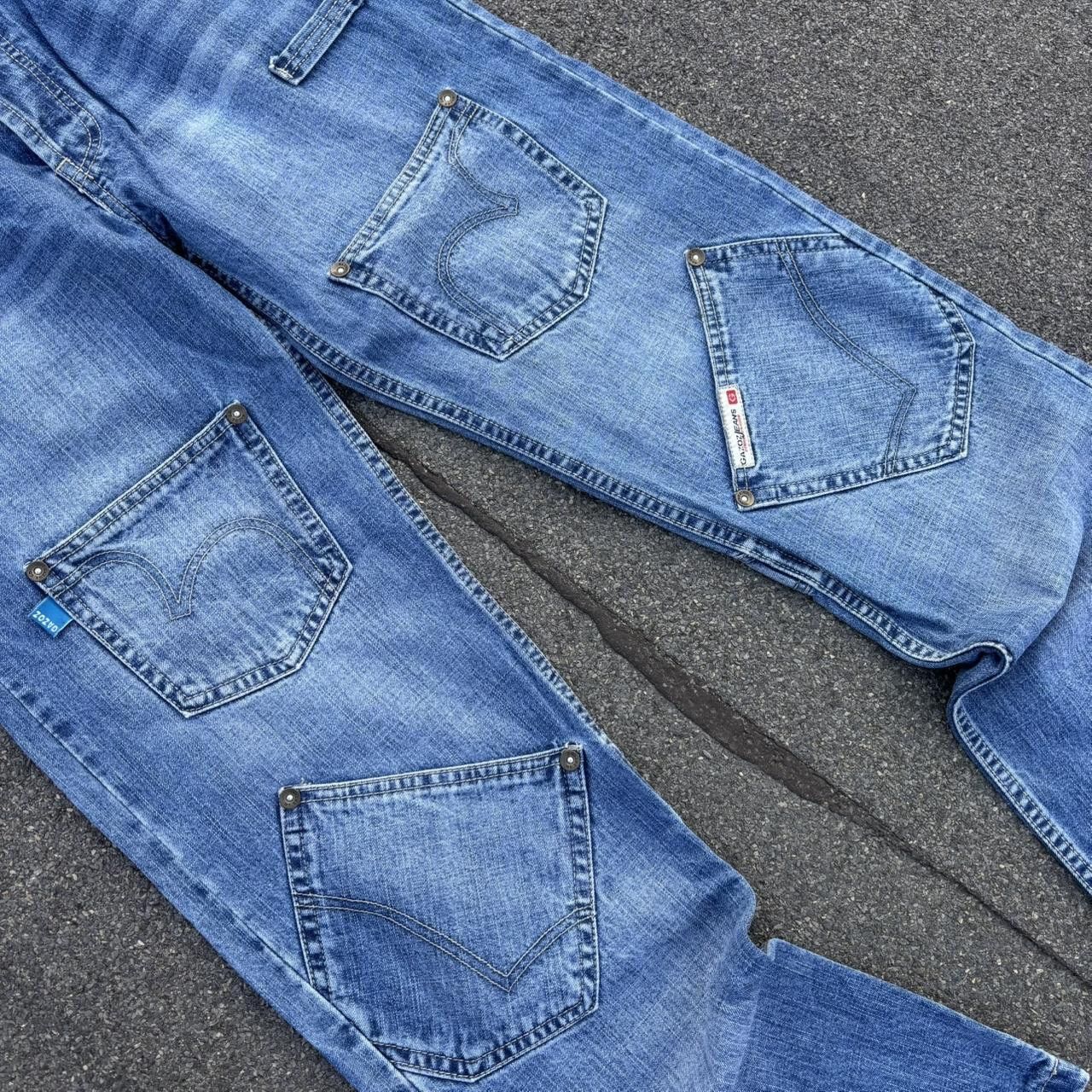 JNCO × Japanese Brand × Vintage Archive style jeans Size US 29 - 4 Thumbnail