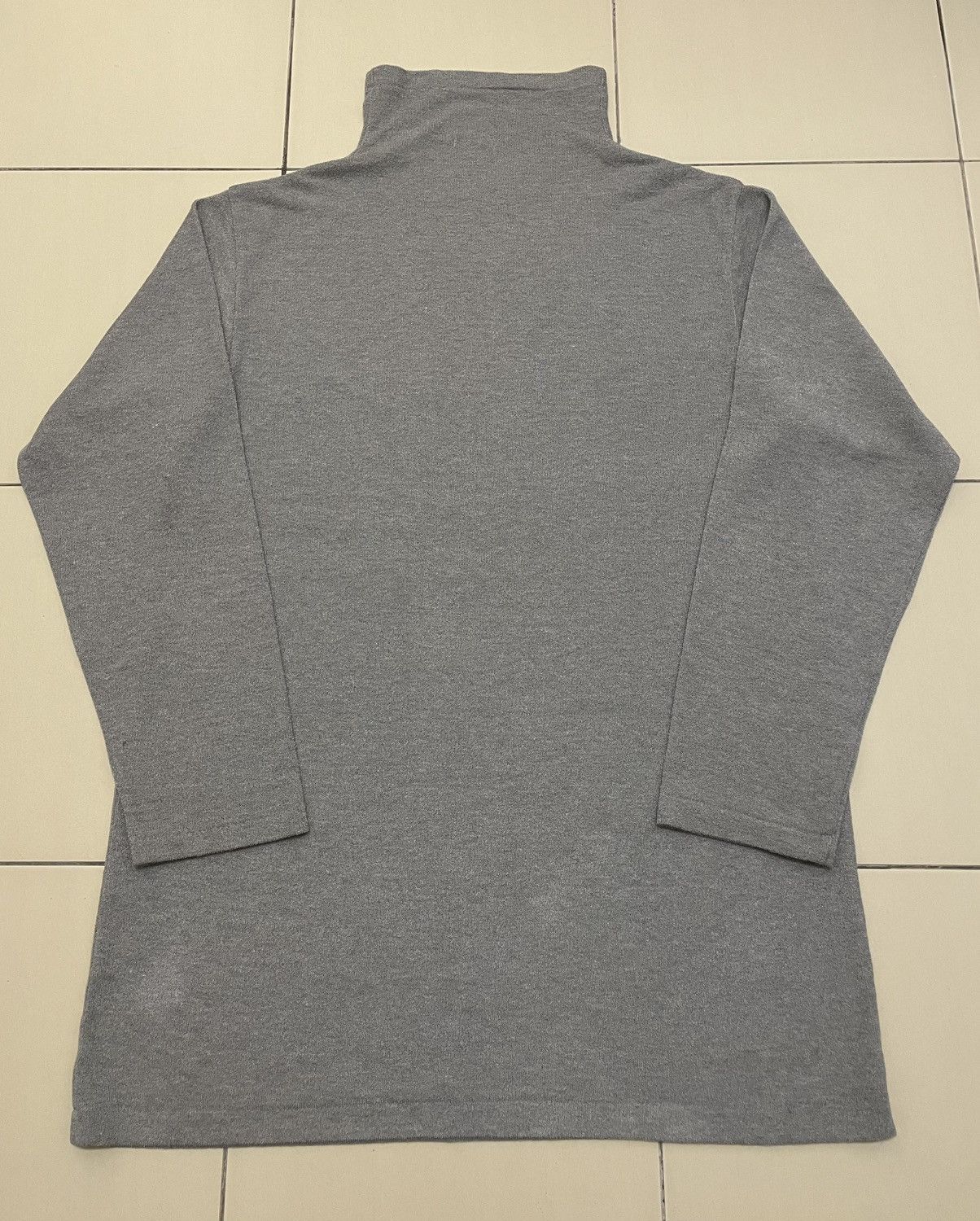 Y's for Men Vtg 90s Yohji Yamamoto Y's For Men Mock Neck Long Sleeve Top Size US L / EU 52-54 / 3 - 5 Thumbnail
