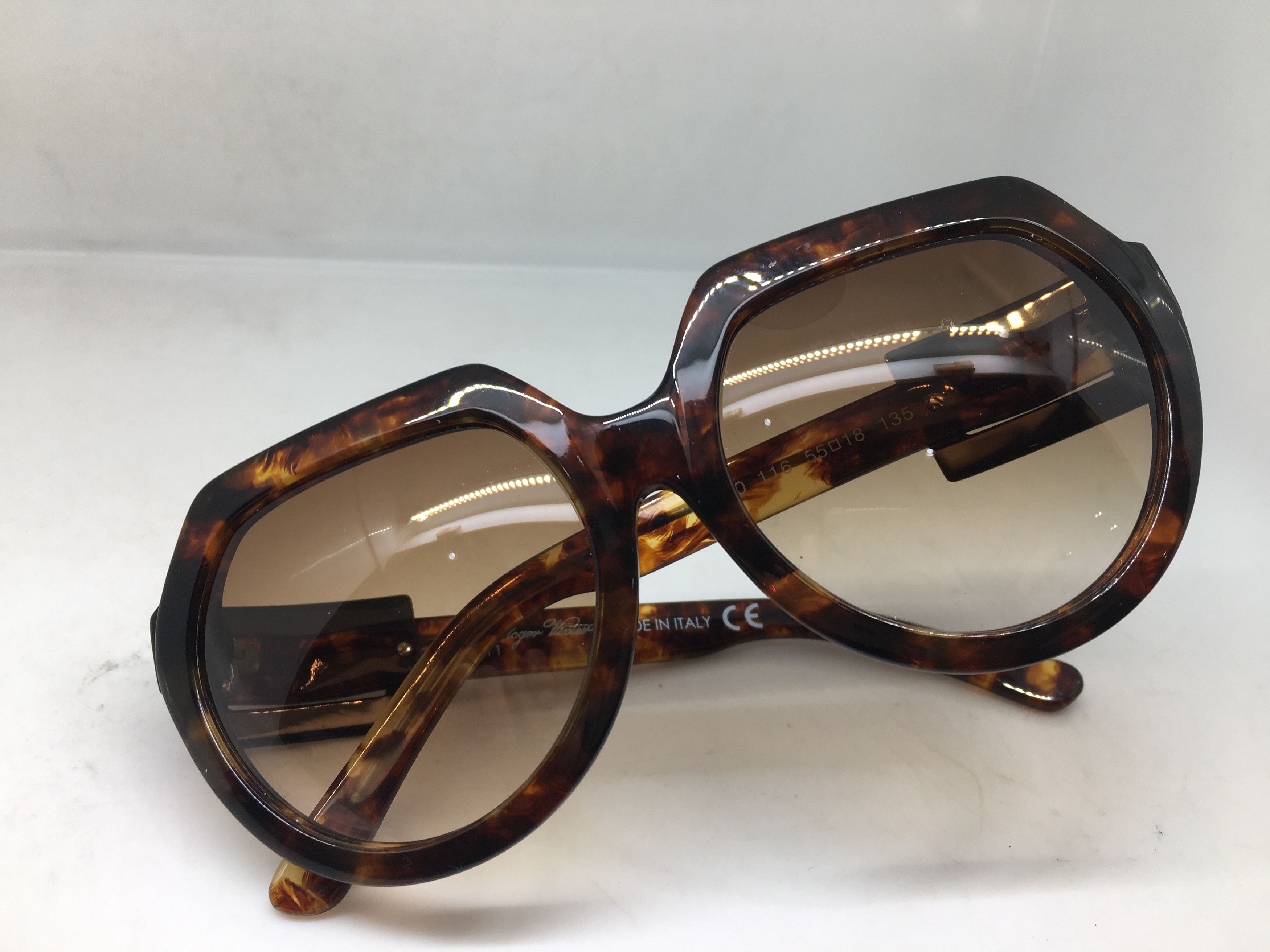 Other Handmade Roger Vivier Tortoise Sunglasses Frame Size ONE SIZE - 7 Thumbnail