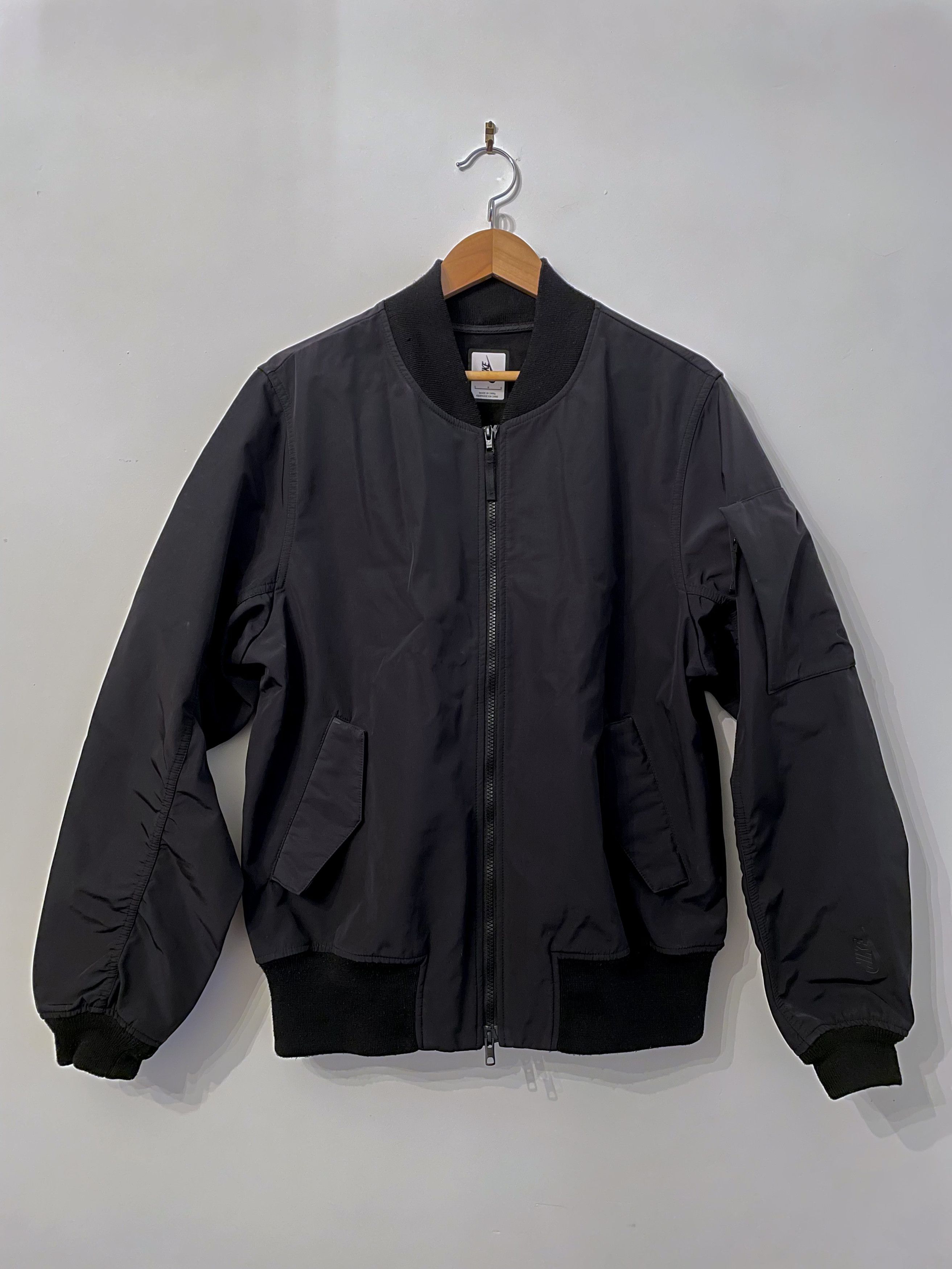 Nike NikeLab Essentials Bomber Jacket MA 1 L Grailed