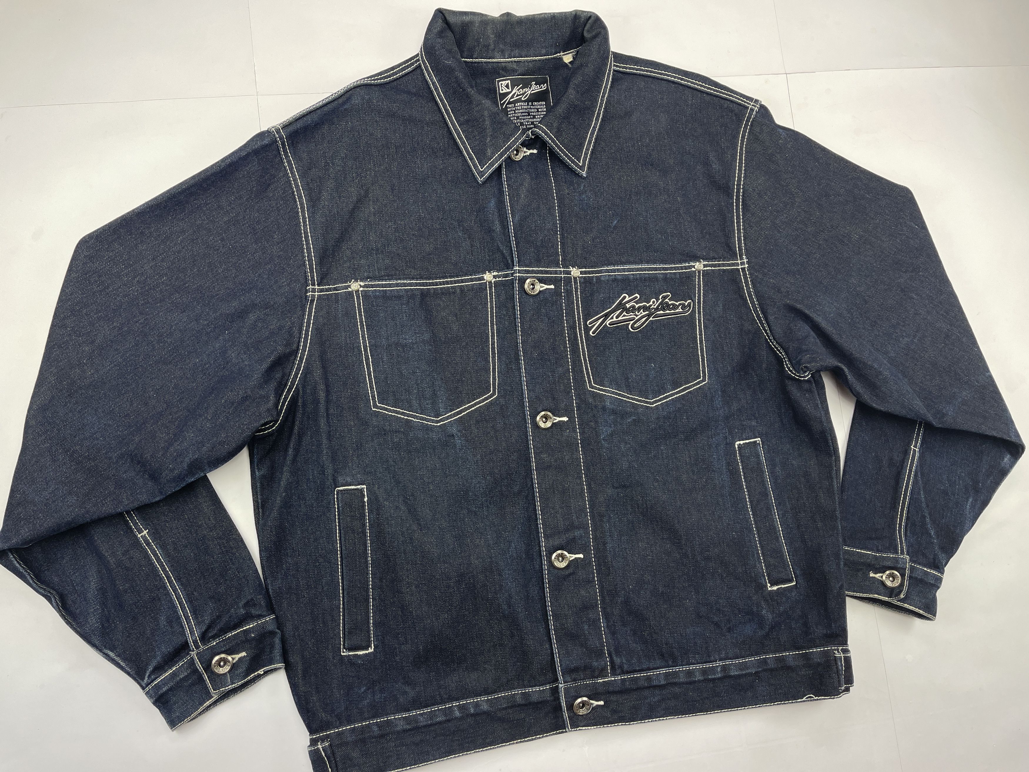 Karl Kani Karl Kani jacket, blue, vintage Kani denim jacket, 90s L Size US L / EU 52-54 / 3 - 7 Thumbnail