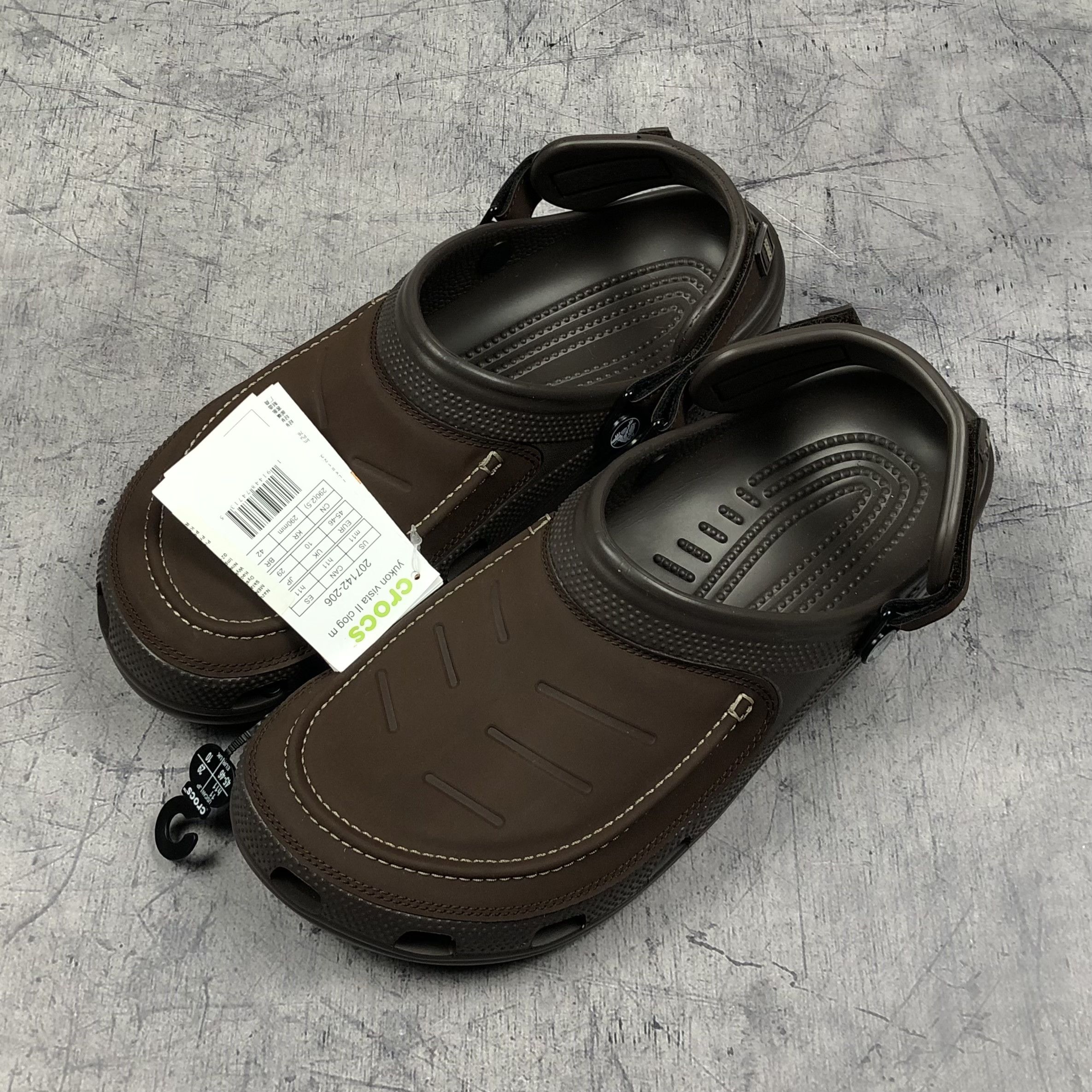 Crocs Crocs Yukon Vista Il Clog M Brown New! Size US 12.5 / EU 45-46 - 2 Thumbnail