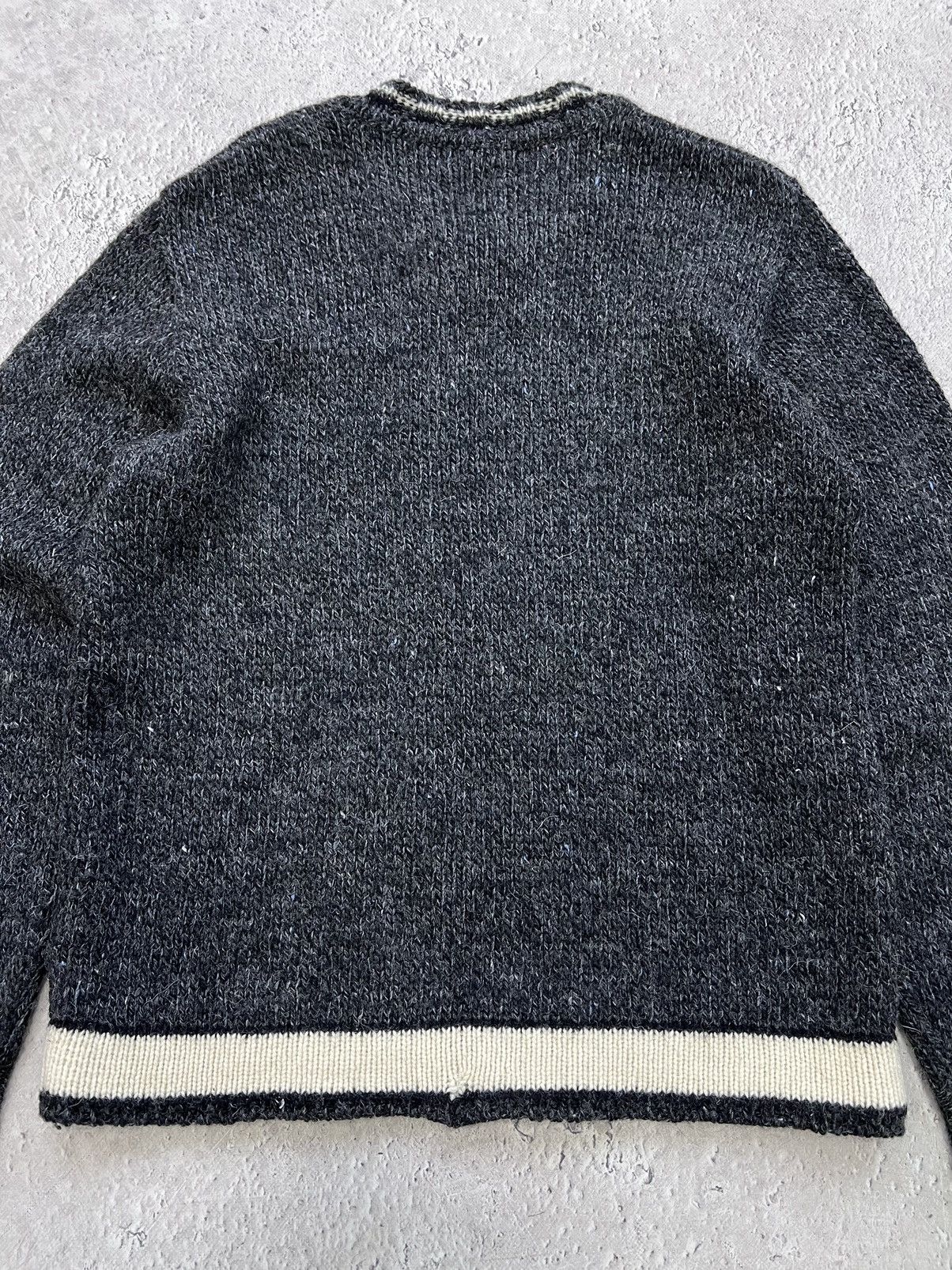 Dolce & Gabbana × Japanese Brand × Vintage VINTAGE Y2K KNITTED WOOL DOLCE GABBANA V-neck SWEATER Size US L / EU 52-54 / 3 - 12 Thumbnail