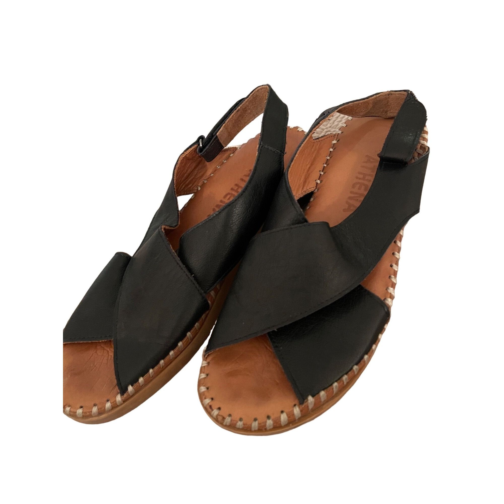 Other Ethan Valdes Womens Sandal Size 38 Black Pacific Size US 8 / IT 38 - 2 Thumbnail