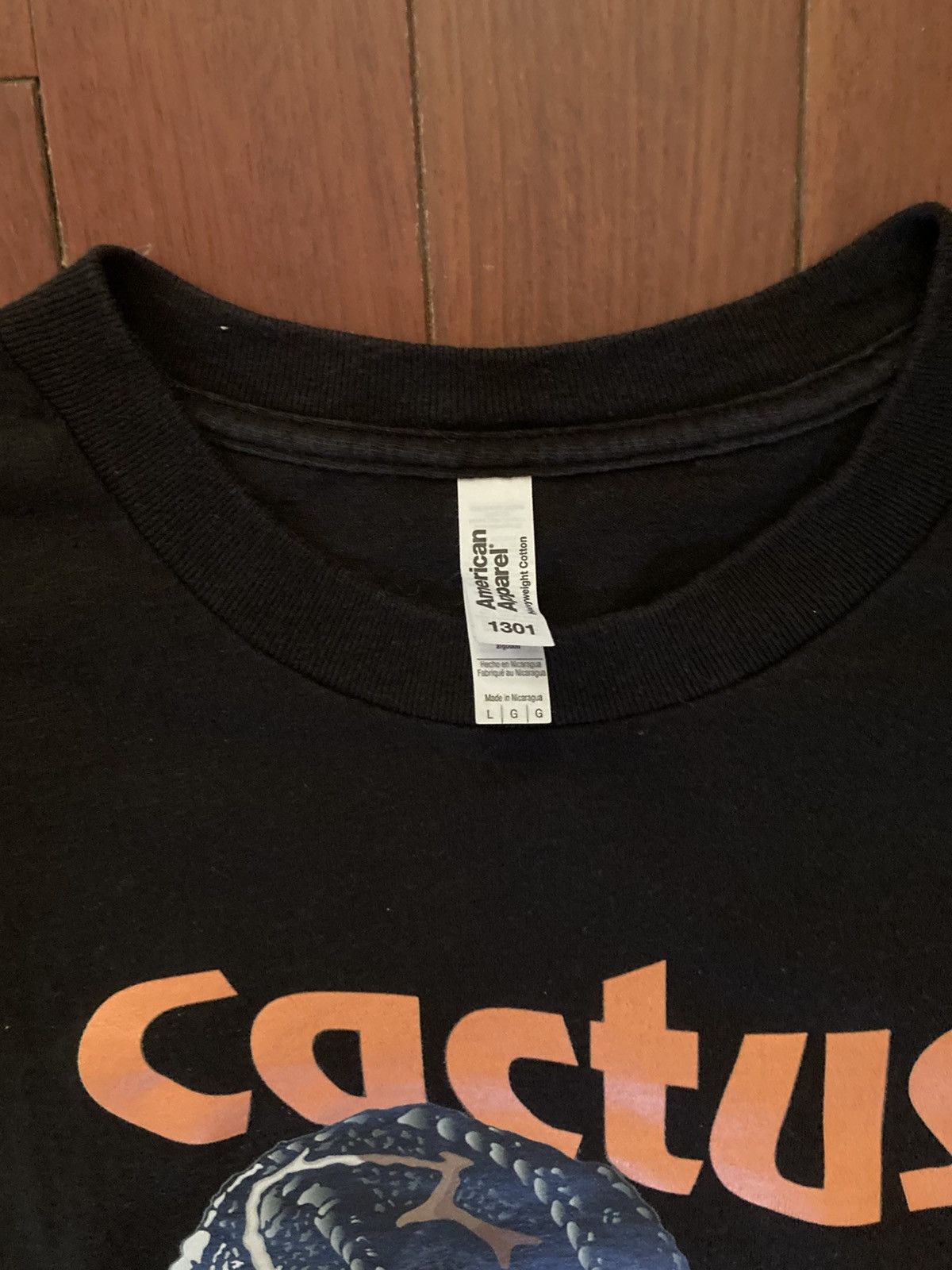American Apparel × Designer Travis Scott Sole Purpose Cactus Jack Black T Shirt Size US L / EU 52-54 / 3 - 3 Thumbnail