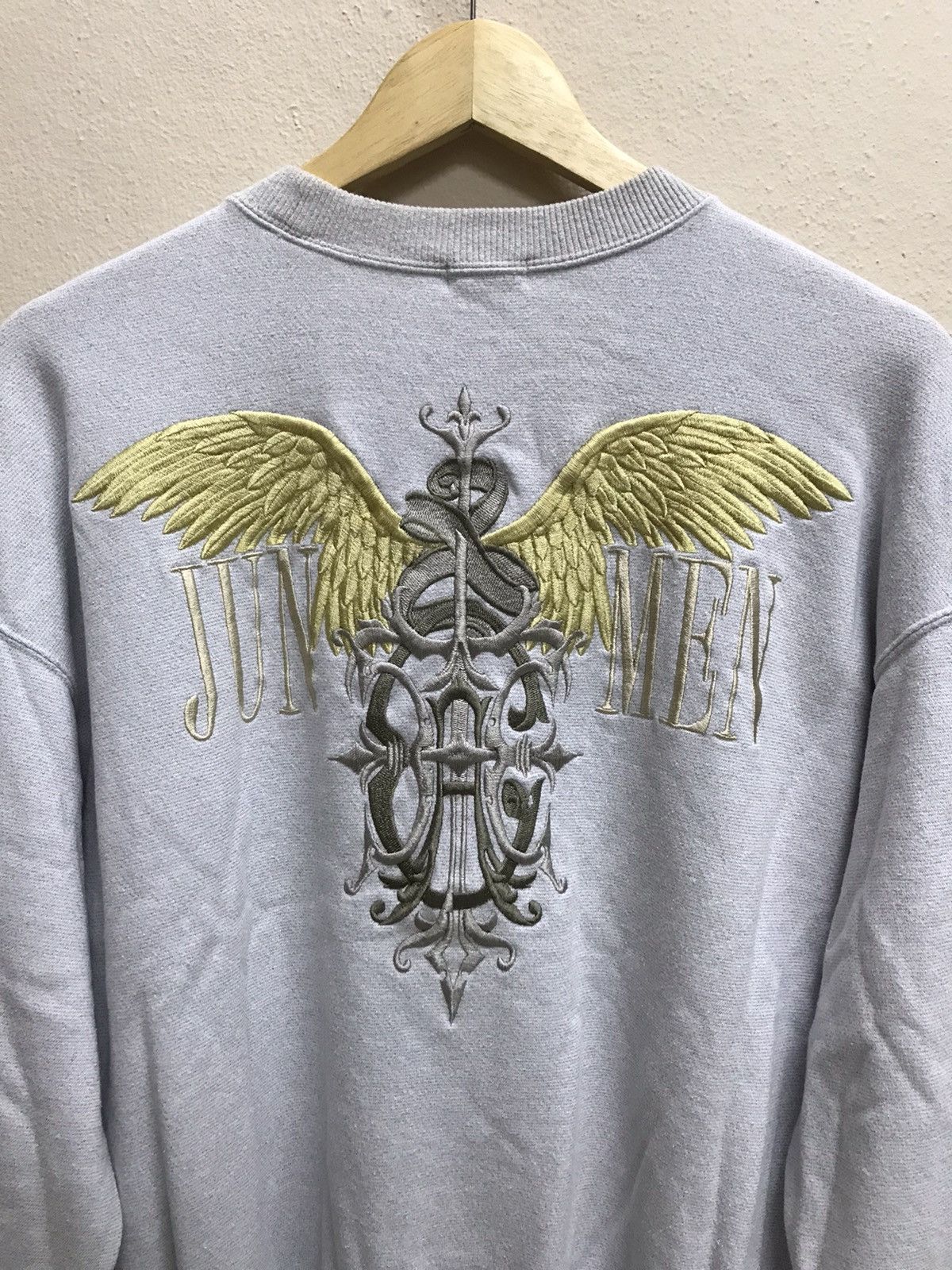 JUN MEN VINTAGE 90s JUN MEN BAGGY SWEATSHIRT Size US L / EU 52-54 / 3 - 8 Thumbnail