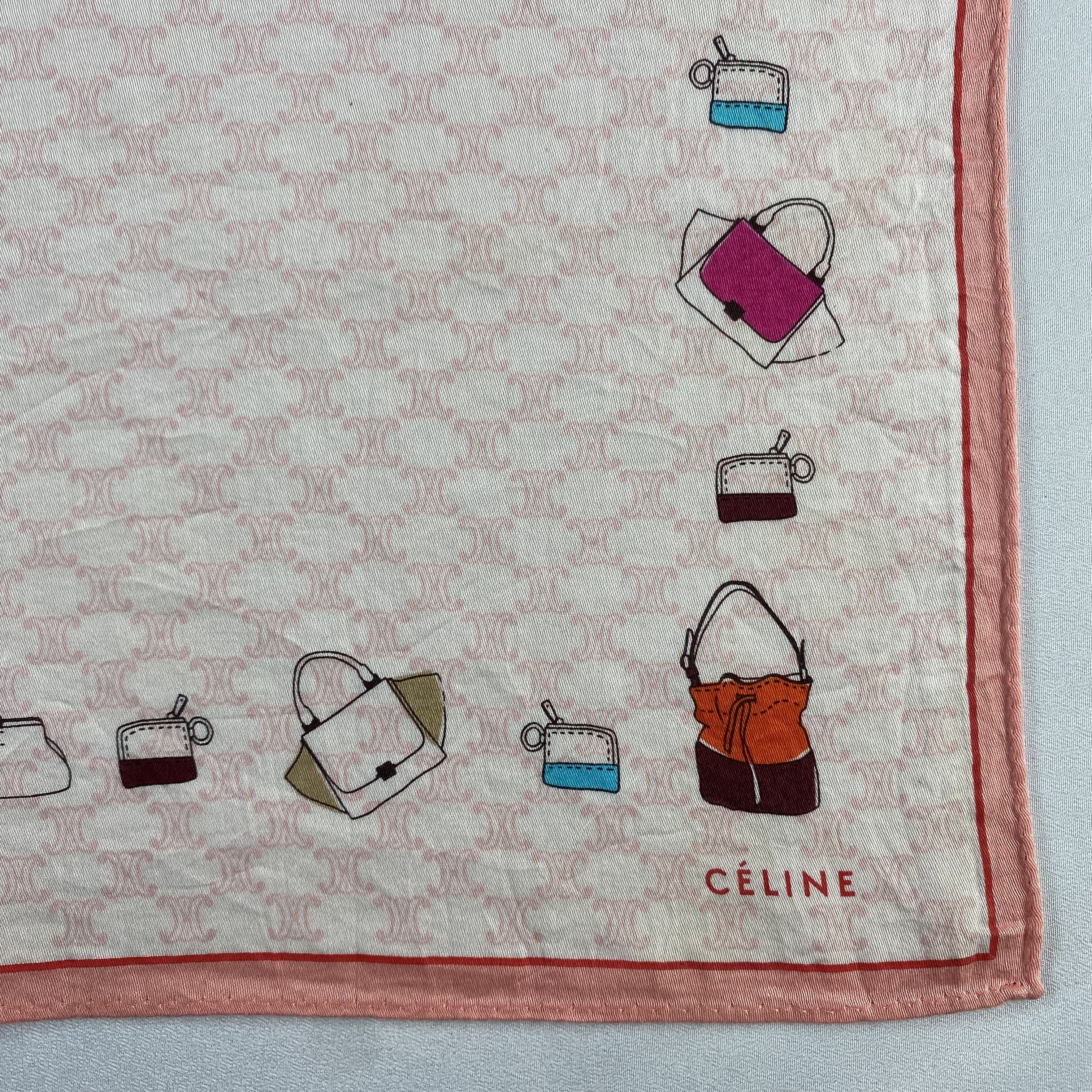 Celine × Vintage Celine Neckerchief / Bandana / Handkerchief-P1941 Size ONE SIZE - 3 Thumbnail