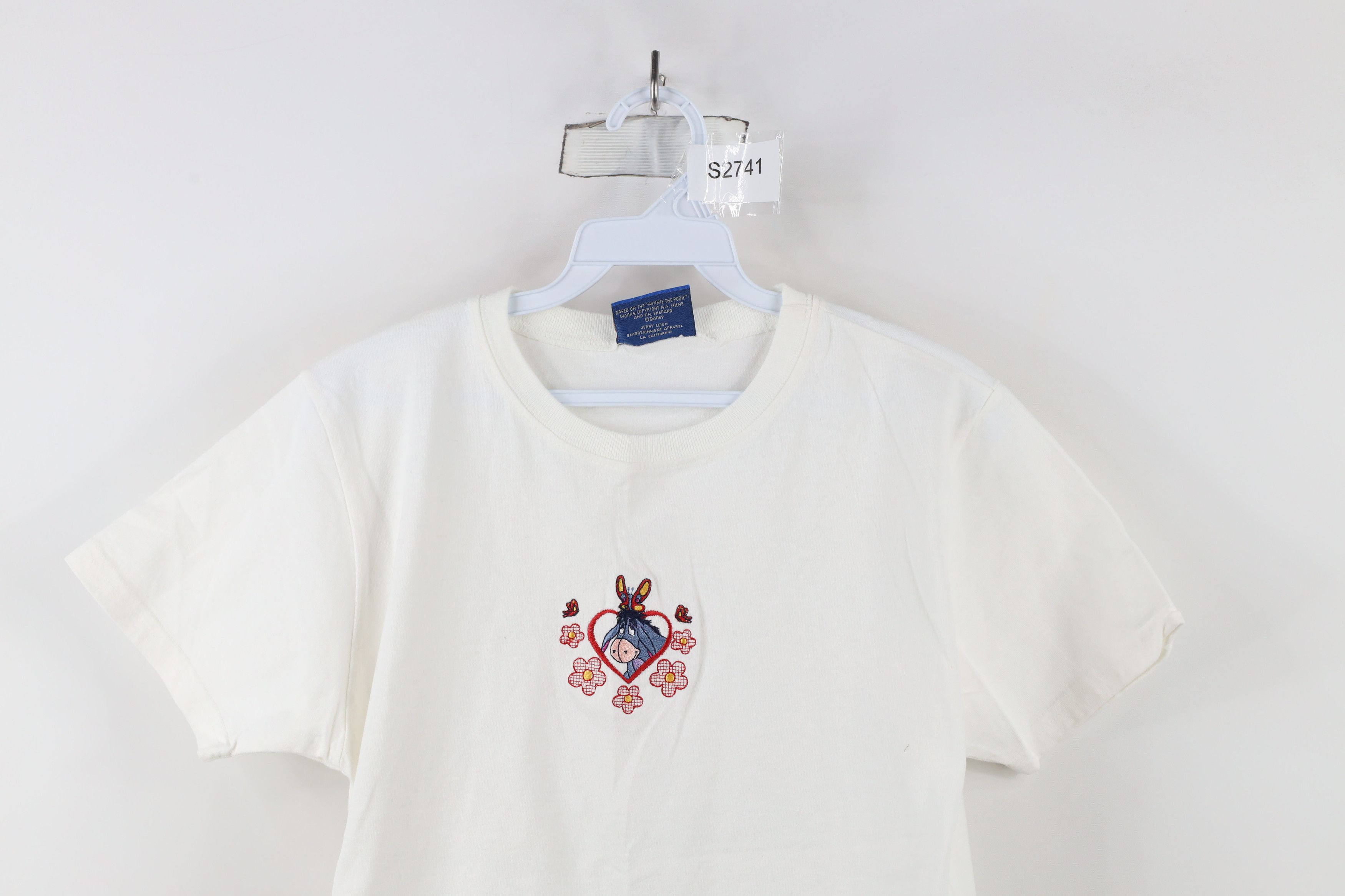 Disney × Vintage Vintage 90s Disney Winnie the Pooh Eeyore Butterfly T-Shirt Size M / US 6-8 / IT 42-44 - 2 Thumbnail