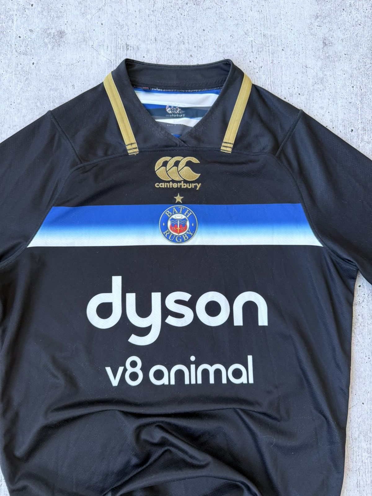 Canterbury of New Zealand Canterbury Bath Rugby 2017/2018 Hamish #15 Jersey Size US XL / EU 56 / 4 - 5 Thumbnail