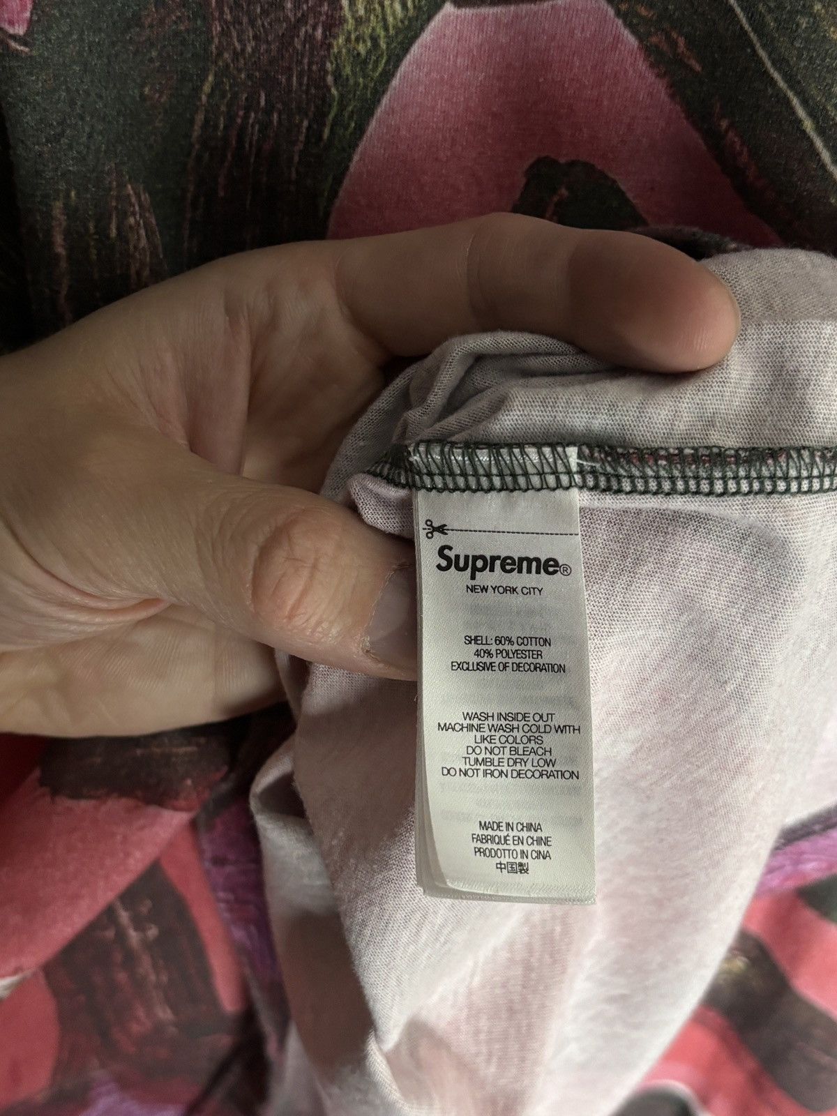 Supreme Supreme Paint Abstract Crazy Long Sleeve Tee Size US XL / EU 56 / 4 - 8 Thumbnail