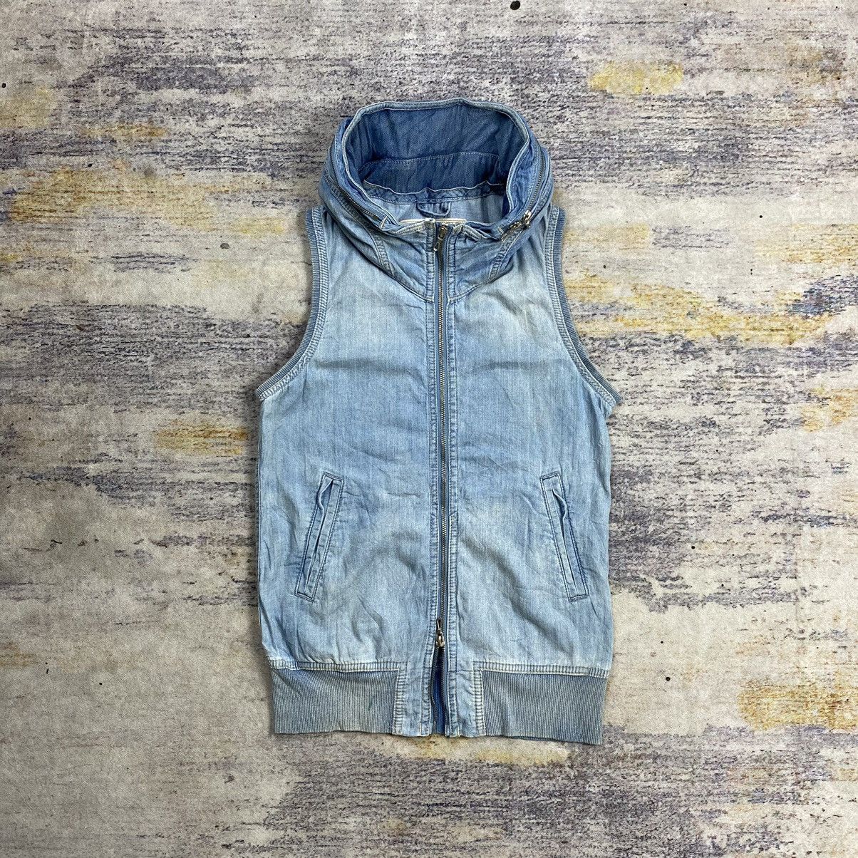 14th Addiction × Japanese Brand × Le Grande Bleu (L.G.B.) Goa denim bono vest Size US S / EU 44-46 / 1 - 2 Thumbnail