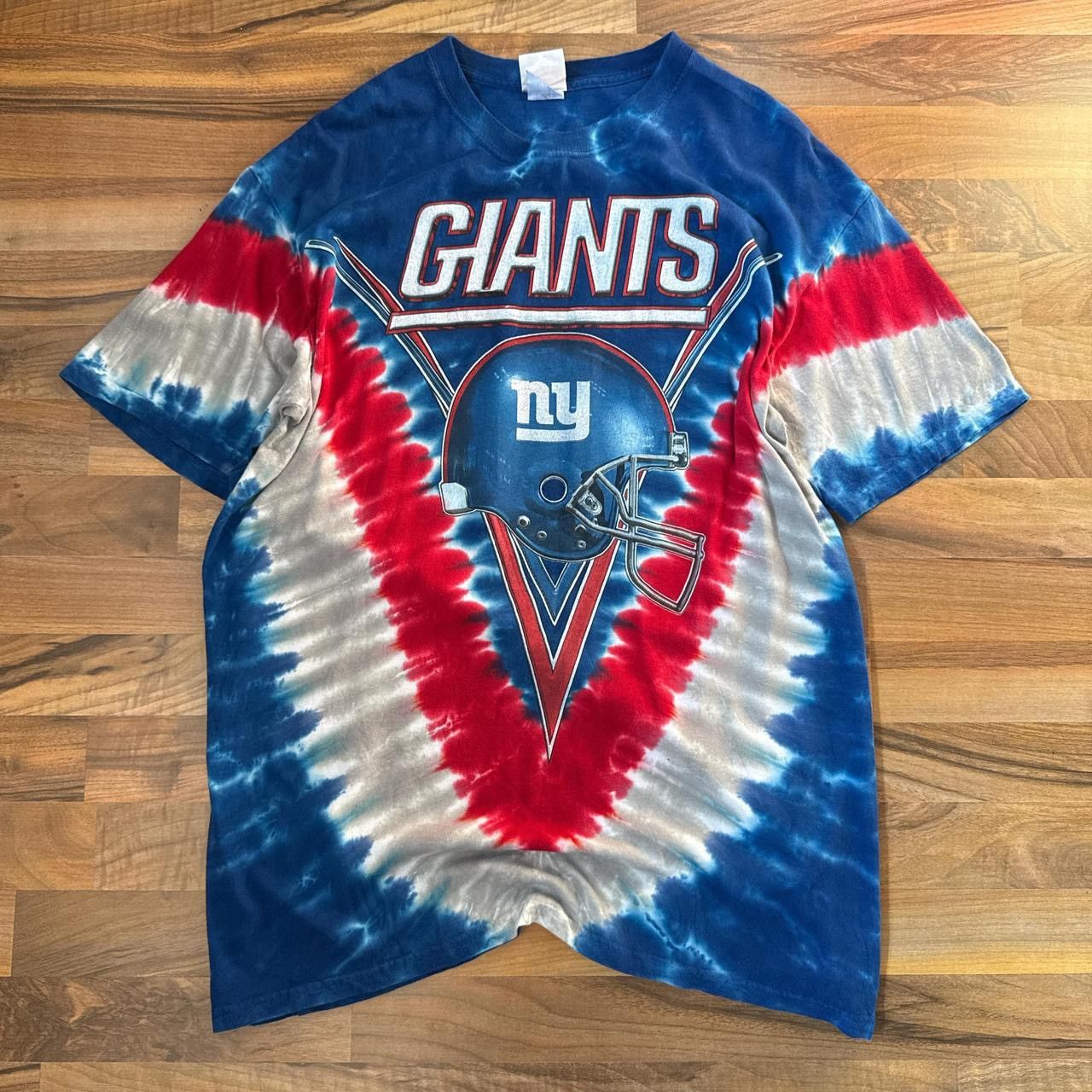 Majestic Vintage 2000s Giants Majestic Tie Dye T-shirt Mens Large AOP Size US L / EU 52-54 / 3 - 1 Thumbnail