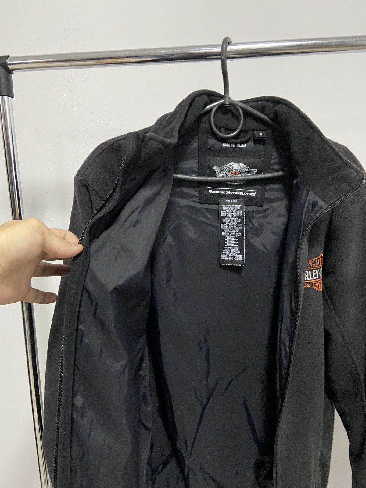 Harley Davidson × Vintage Harley Davidson Big logo reflective jacket vintage zip Size US S / EU 44-46 / 1 - 7 Thumbnail