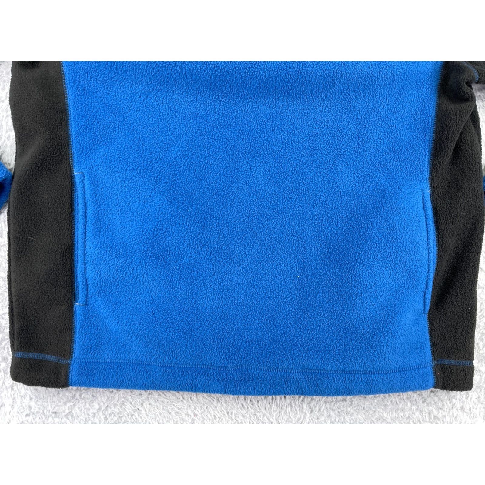 Gap GAP Men Sweater M Blue 1/4 Zip Mock Neck Long Sleeve Polyester Fleece Shirt Size US M / EU 48-50 / 2 - 6 Thumbnail
