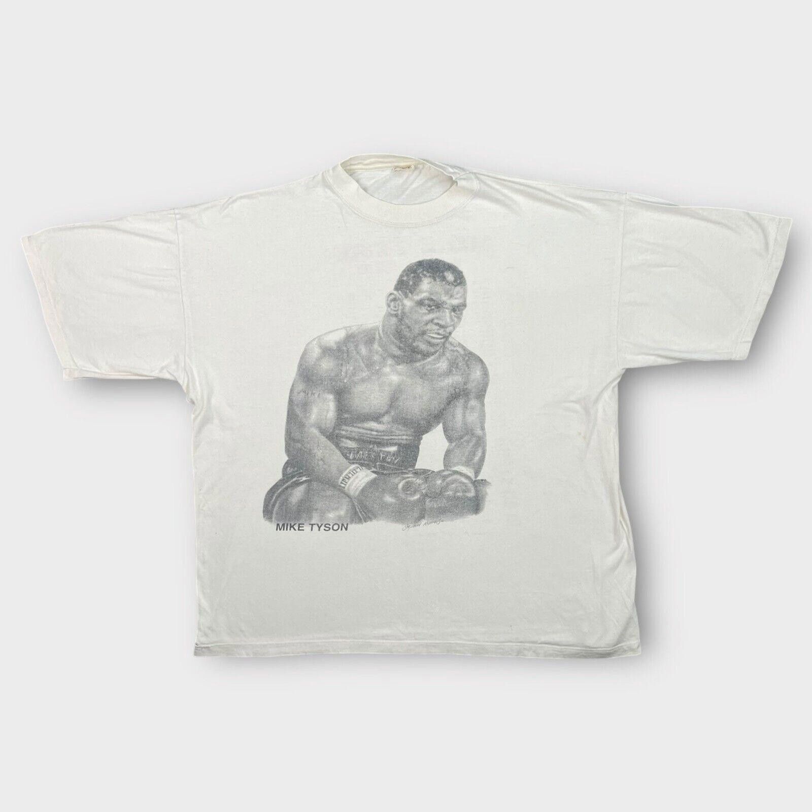 Designer Vintage 1990 Mike Tyson Rap Tee Size US L / EU 52-54 / 3 - 1 Thumbnail