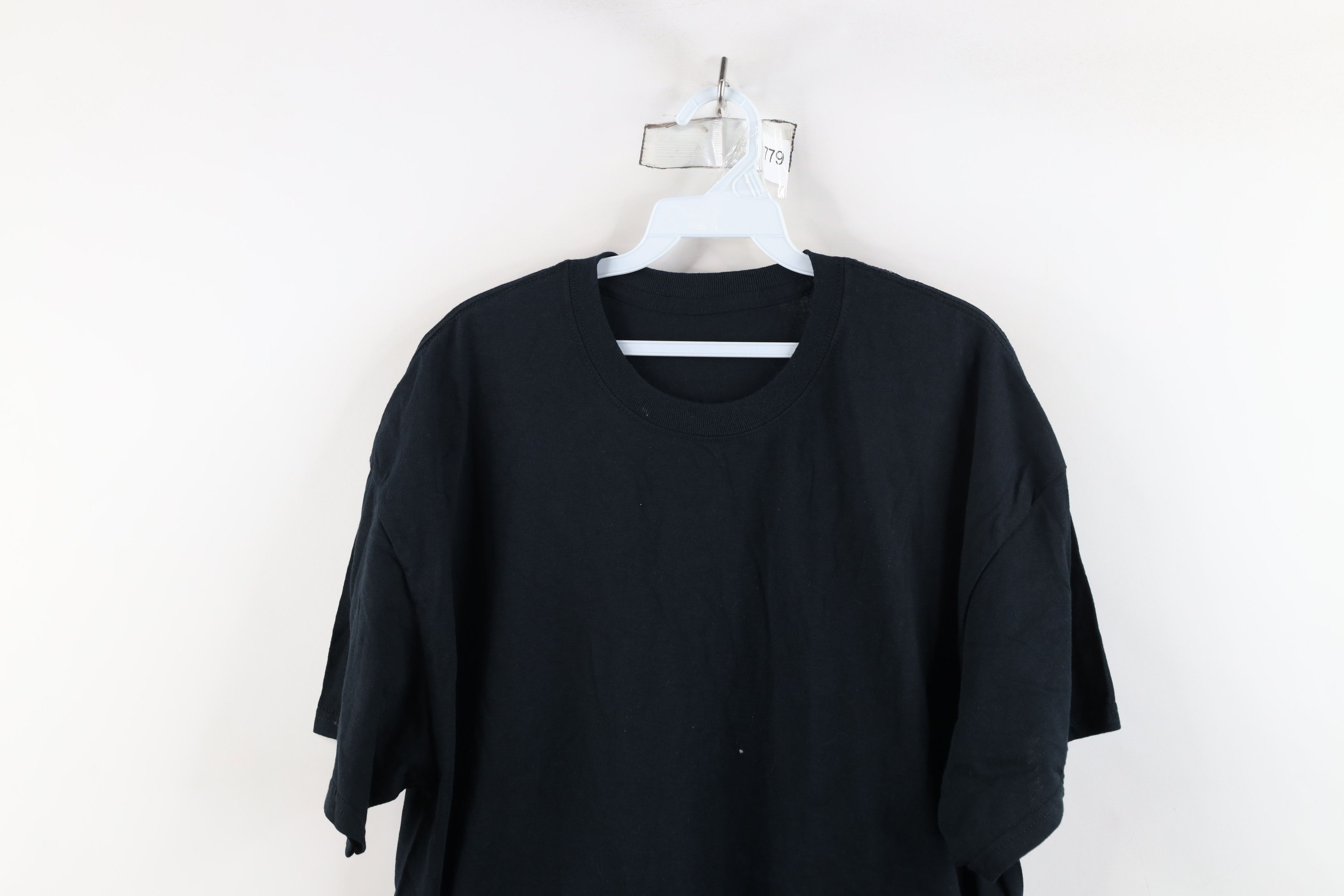 Vintage Vintage 90s Streetwear Cotton Short Sleeve T-Shirt Black Size US XL / EU 56 / 4 - 2 Thumbnail