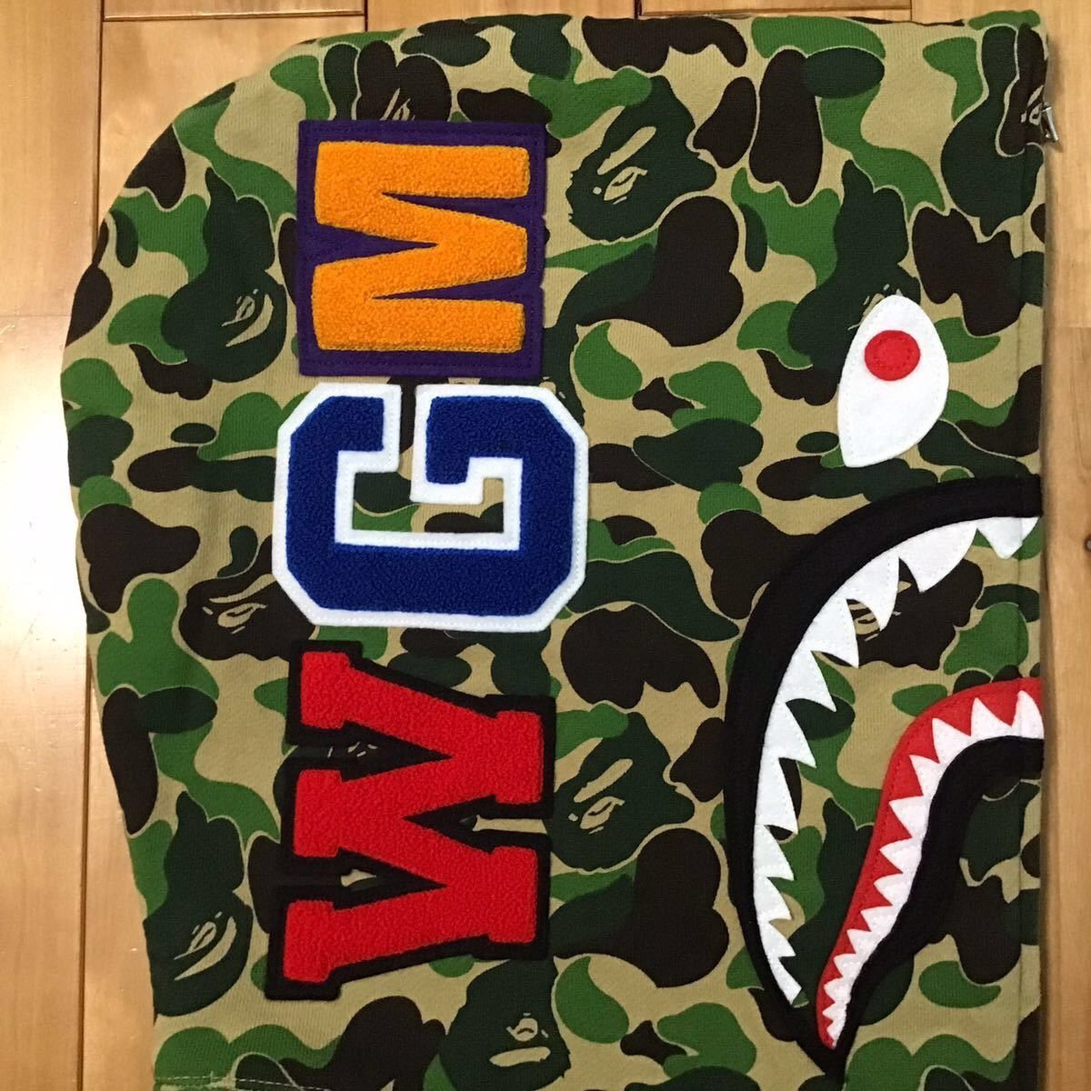 Bape BAPE ABC camo green shark full zip hoodie a bathing ape Size US XL / EU 56 / 4 - 4 Thumbnail