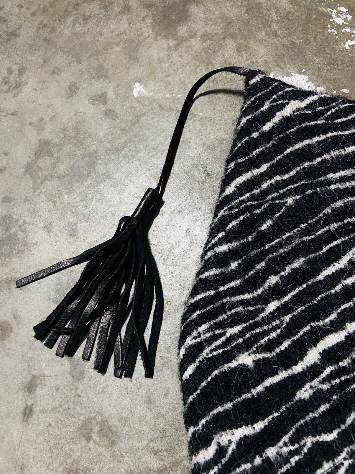 agnes b. Vintage 90’s Agnes B. Hooded Tassel Coat - Knit Djellaba Size US L / EU 52-54 / 3 - 14 Thumbnail