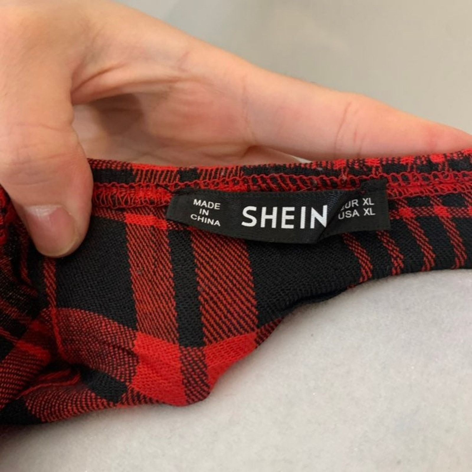Shein Shein red top women size XL Size XL / US 12-14 / IT 48-50 - 2 Thumbnail