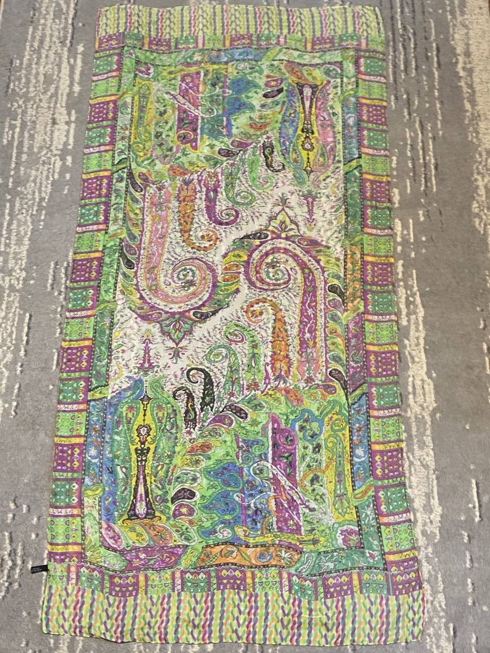 Etro 🌈 Etro Milano Sheer Scarf – Psychedelic Italian Elegance Size ONE SIZE - 2 Thumbnail
