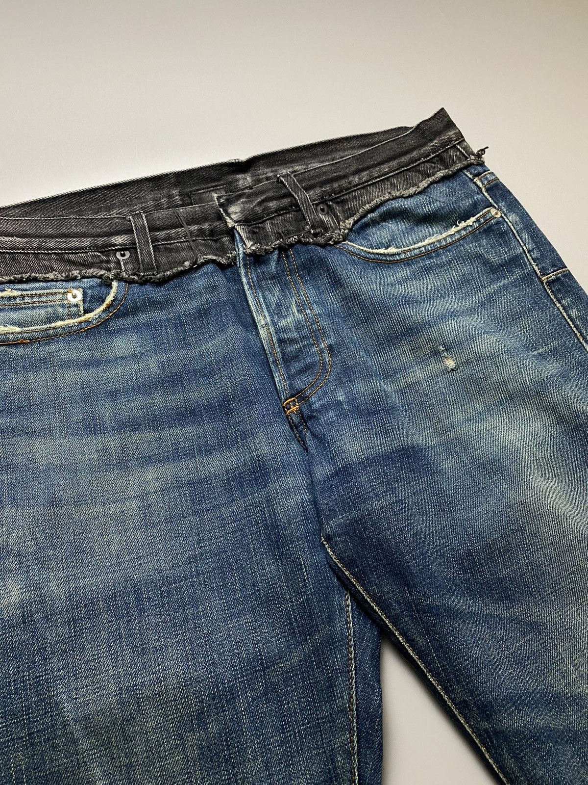 Dior × Hedi Slimane AW06 Dior X Hedi slimane Cummerbund Jeans | Grailed