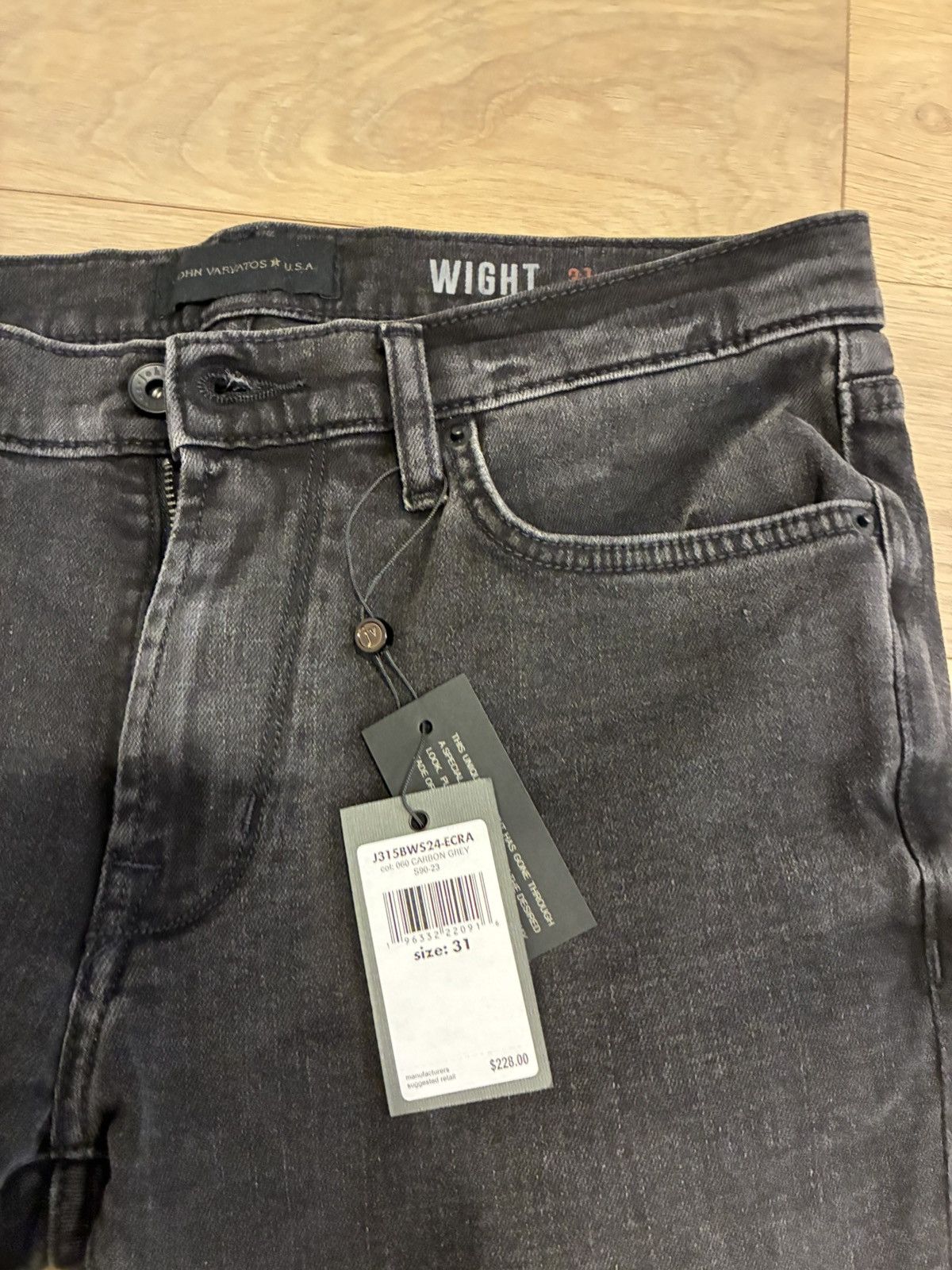 John Varvatos Wight Rock and Rolla Wash jeans 31. Size US 31 - 10 Thumbnail