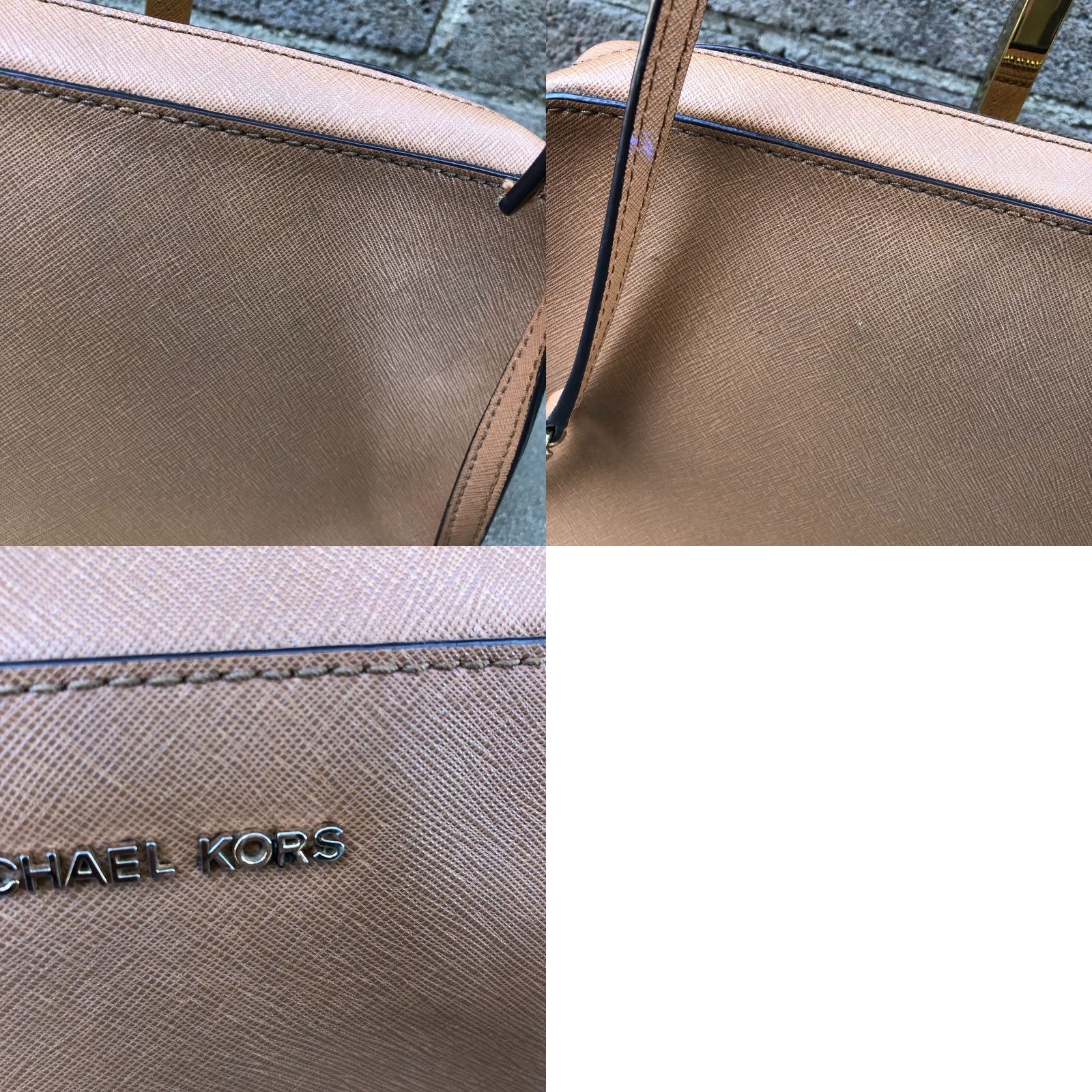 Michael Kors MICHAEL KORS Jet Set Chain Crossbody Purse Brown Shoulder Bag Saffiano Leather Size ONE SIZE - 10 Thumbnail