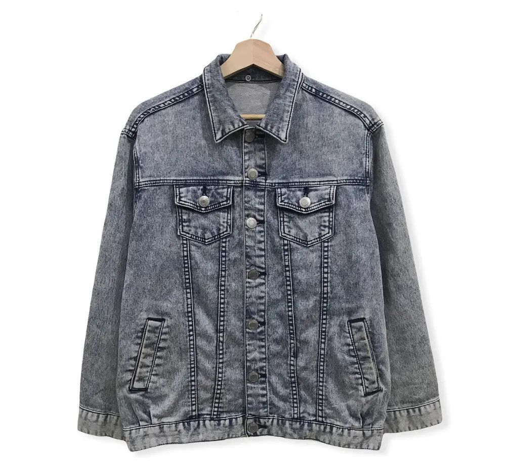 Japanese Brand Japanese Brand Ingni Acid Wash Trucker Jacket Size US S / EU 44-46 / 1 - 1 Thumbnail