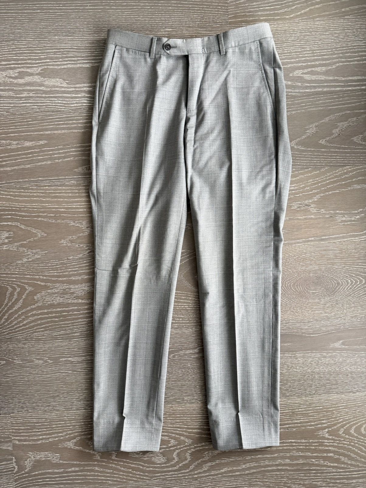 Ermenegildo Zegna Grey Wool Trousers Size US 30 / EU 46 - 1 Thumbnail