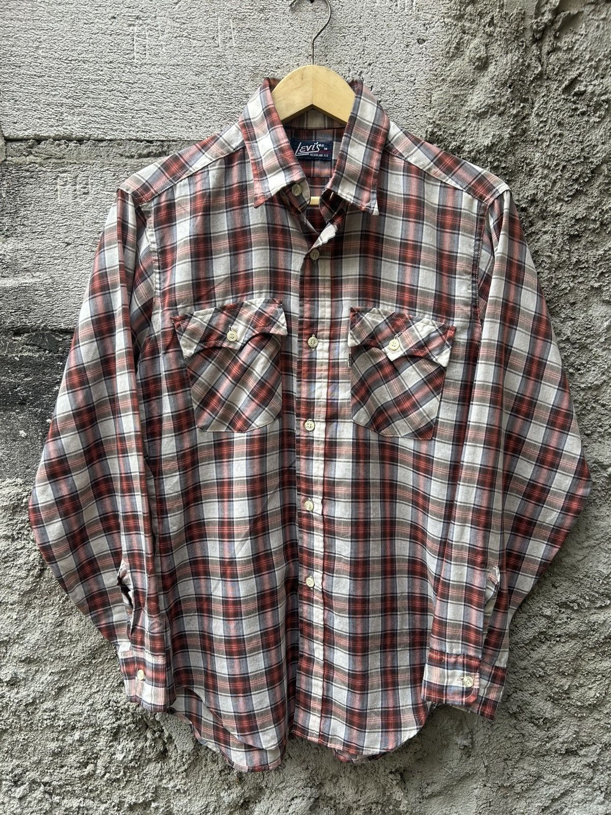 Levi's Vintage 1970’s Levi’s Western Shirt Size US M / EU 48-50 / 2 - 1 Thumbnail