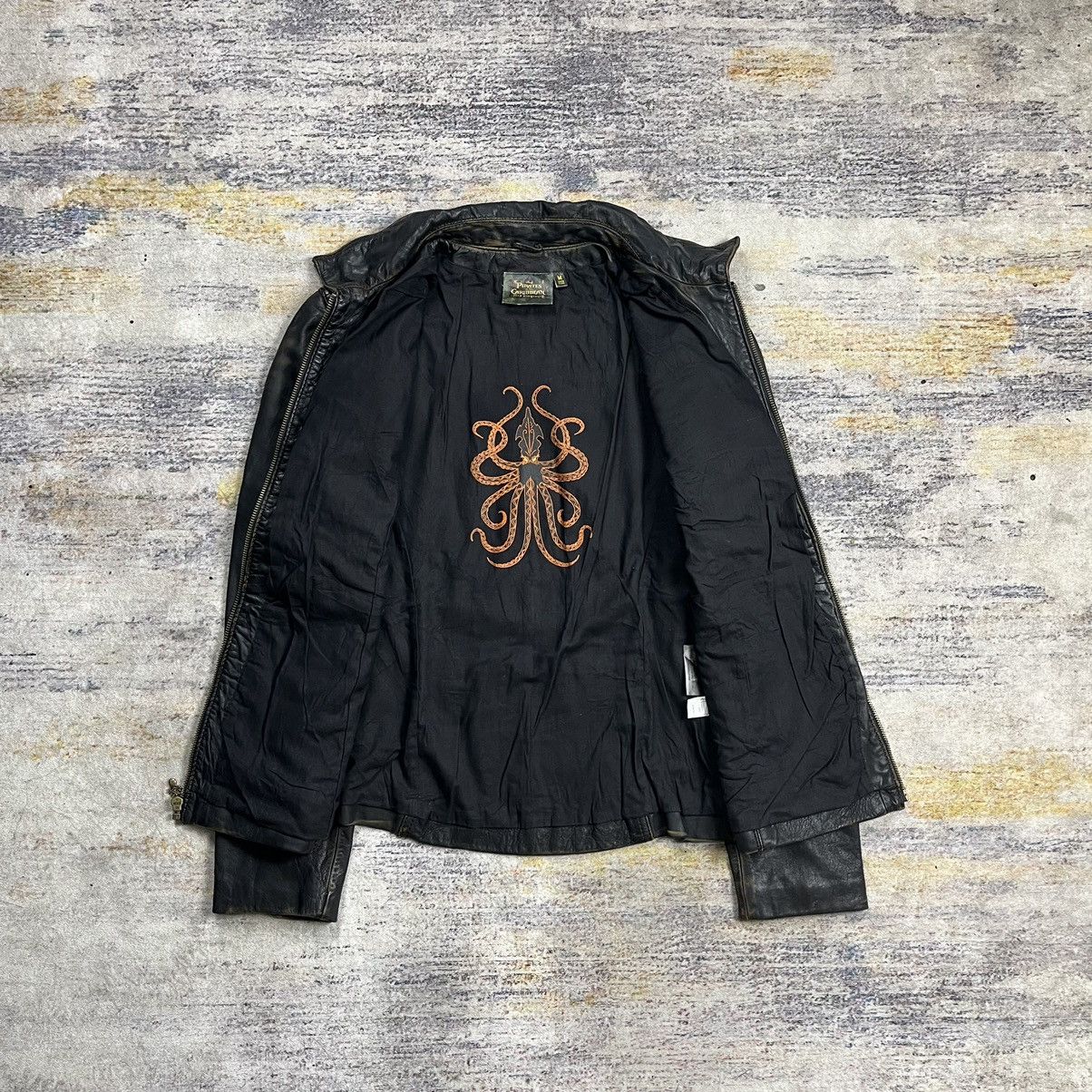 Disney Rare Disney Pirates of the caribbean leather jacket Size US M / EU 48-50 / 2 - 8 Thumbnail