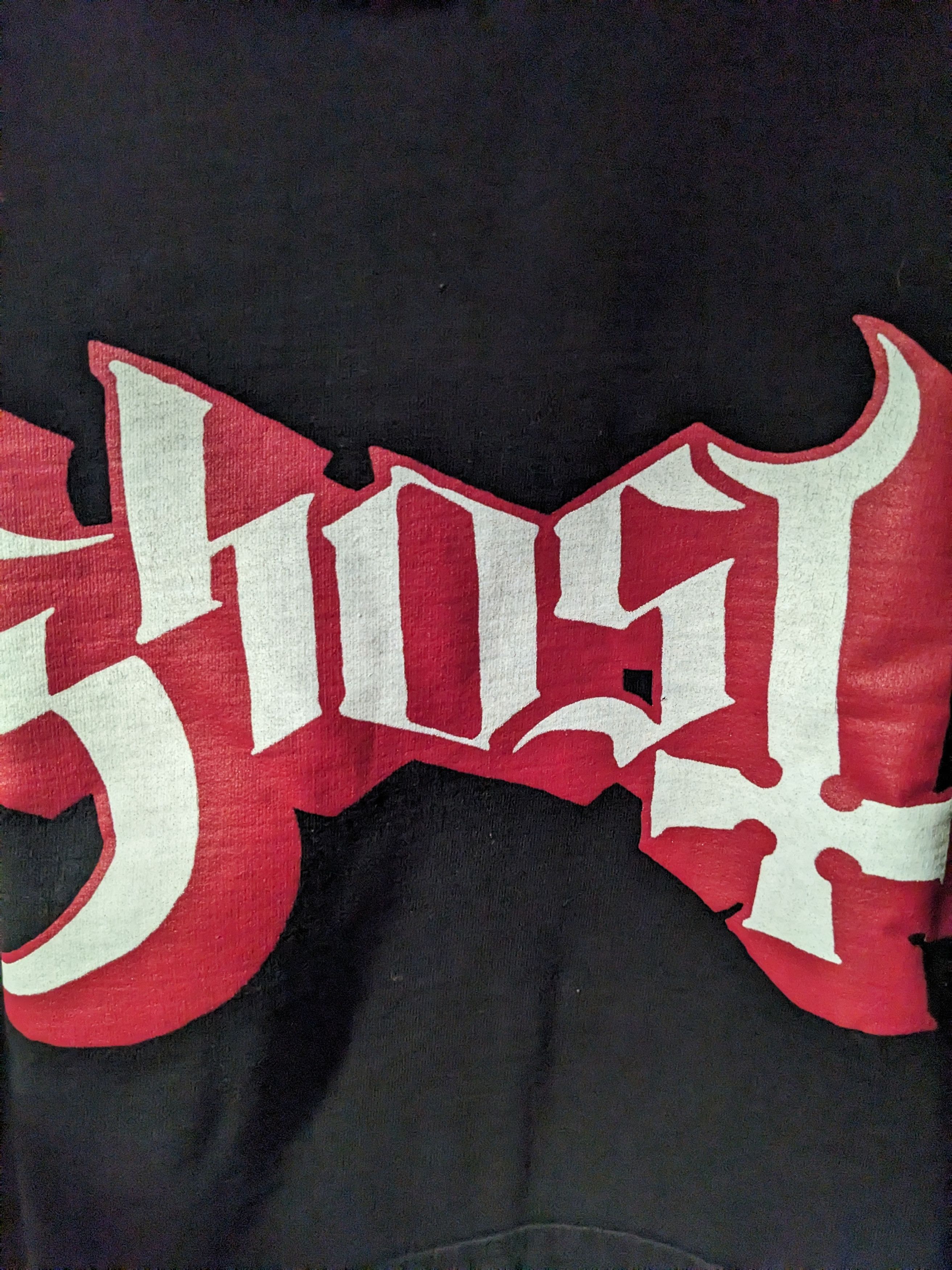 Band Tees × Hot Topic Ghost Papa Emeritus IV Black Red Glow Small Hoodie Size US S / EU 44-46 / 1 - 4 Thumbnail