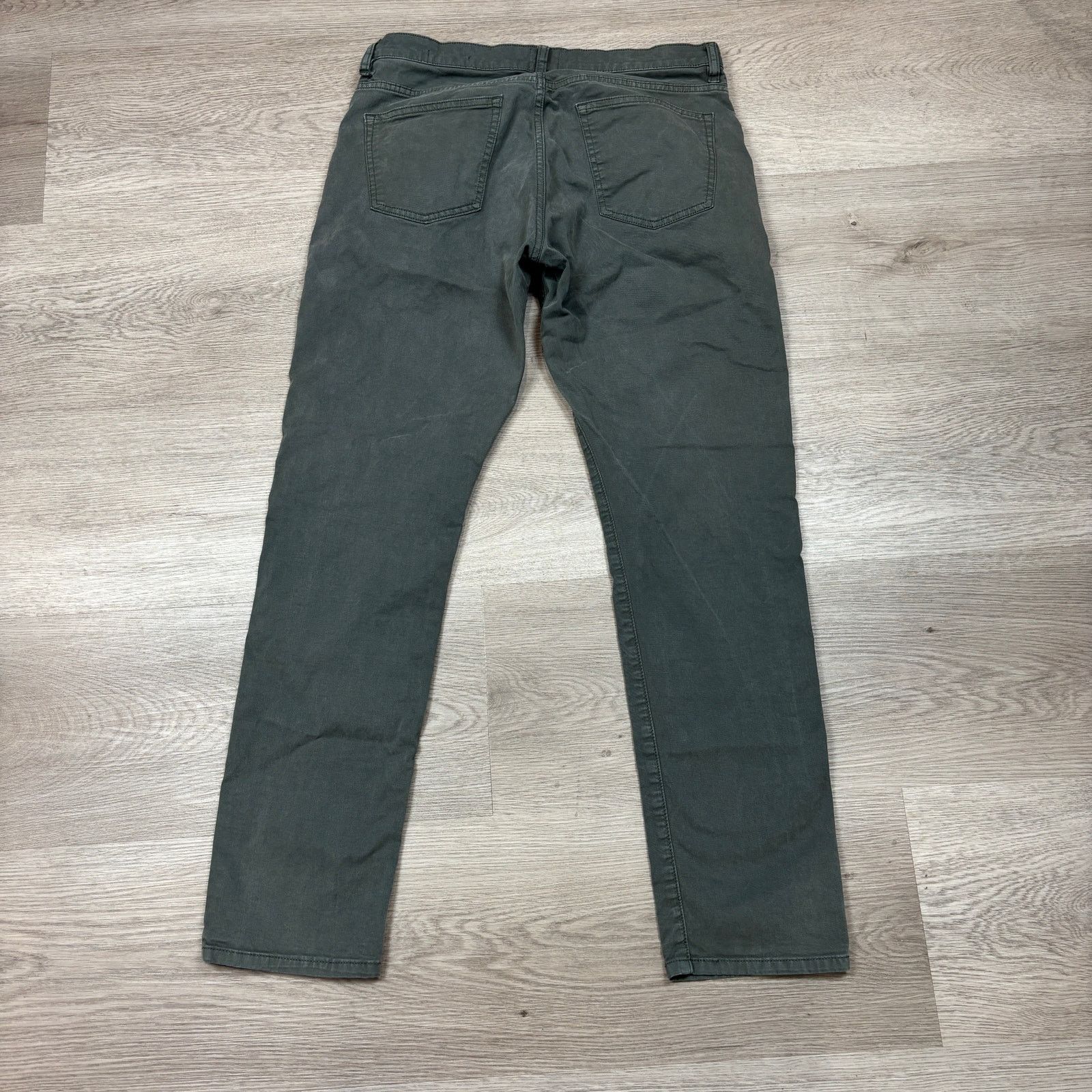 Flint And Tinder Flint and Tinder 365 Slim Fit 5 Pocket Chino Pants 33x30 Size US 33 - 3 Thumbnail