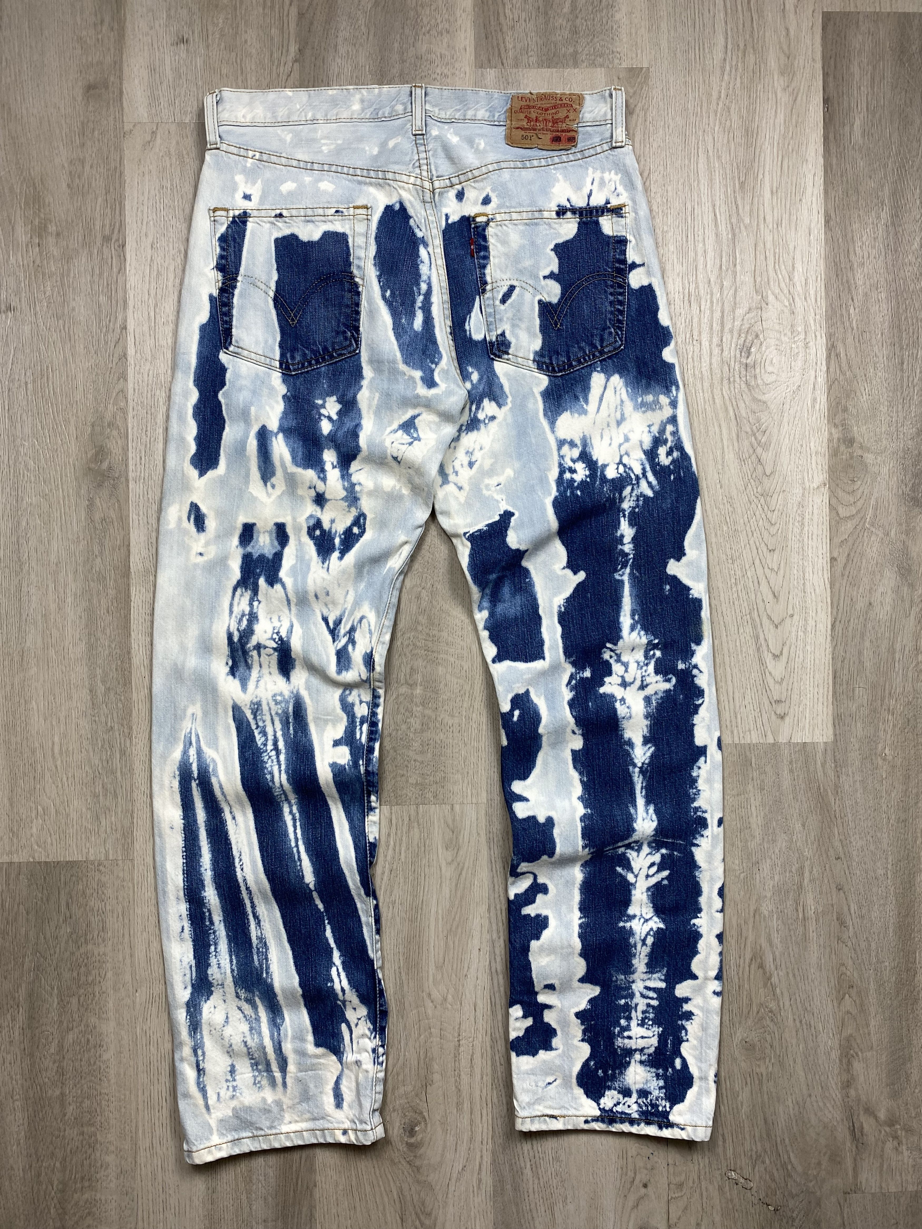 Levi's Vintage Clothing Levi's 501 90s Vintage Custom Denim Pants Acid Wash Jeans Size US 33 - 1 Thumbnail