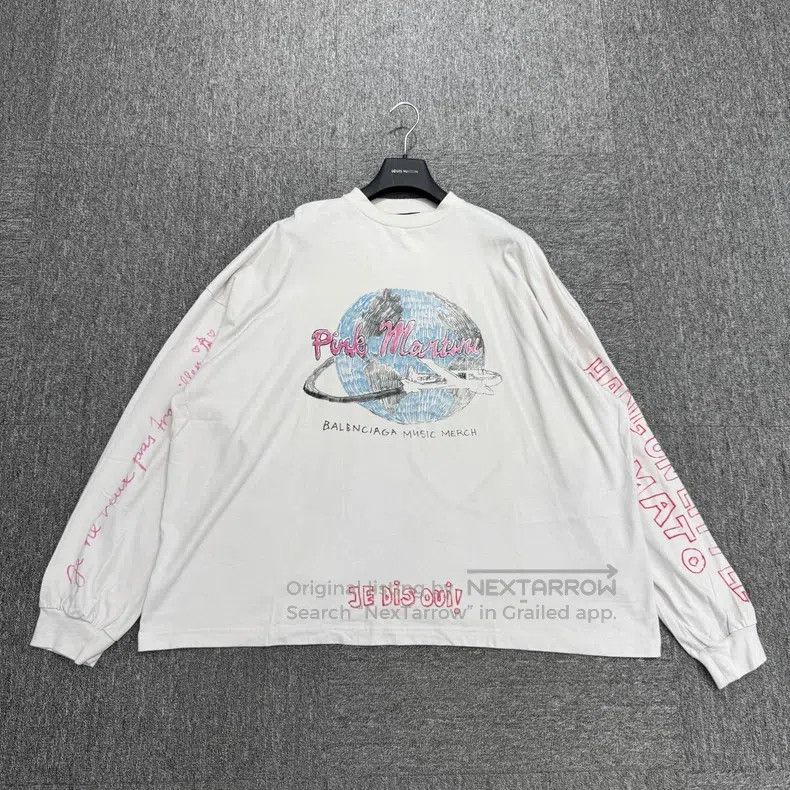 Balenciaga Balenciaga Graffiti Printed Long Sleeve Size US XL / EU 56 / 4 - 1 Thumbnail