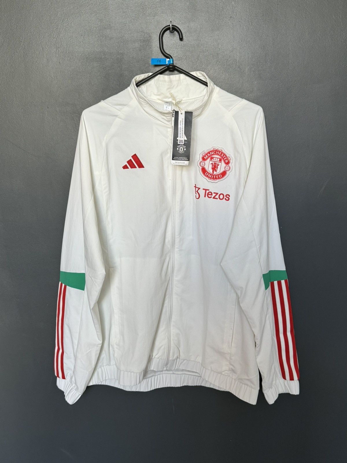 Adidas New Manchester United Training Football Jacket Size US L / EU 52-54 / 3 - 1 Thumbnail