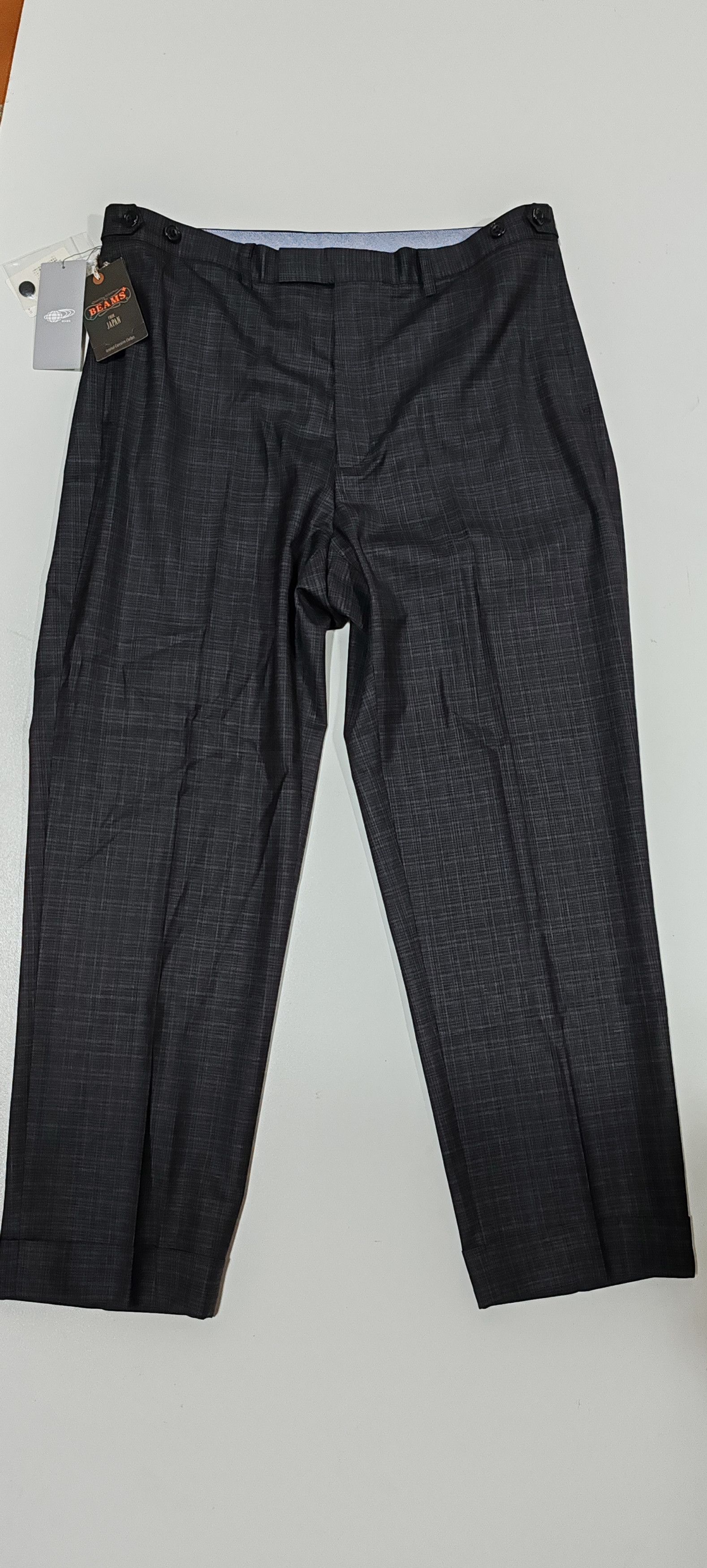 Beams Plus PANTALON DE COMPLET GRIS CARRELÉ- BEAMS PLUS TG:XL Size US 34 / EU 50 - 10 Thumbnail