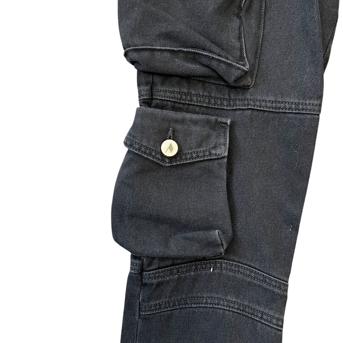 The Attico The Attico Mid-Rise Straight Cargo Jeans Size 24" / US 00 / IT 34 - 2 Thumbnail