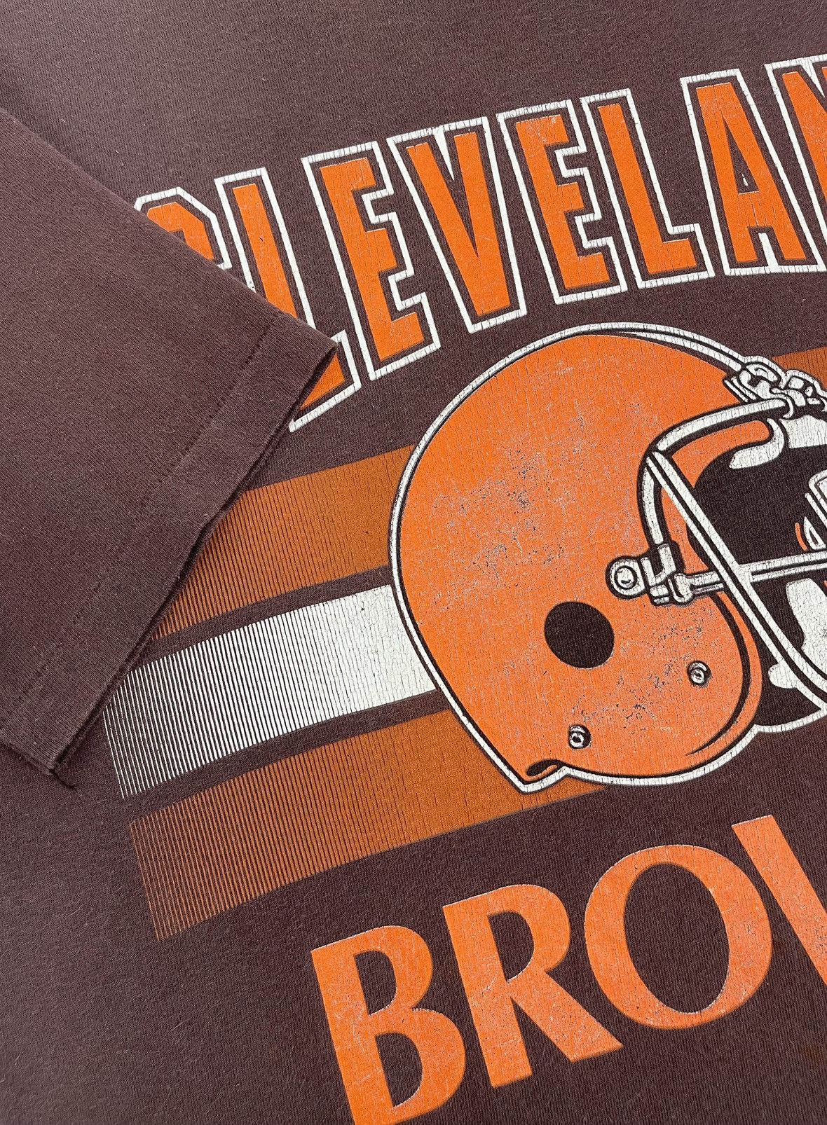 NFL × Vintage 90s Sunfaded Vintage NFL Cleveland Browns tee Size US M / EU 48-50 / 2 - 3 Thumbnail