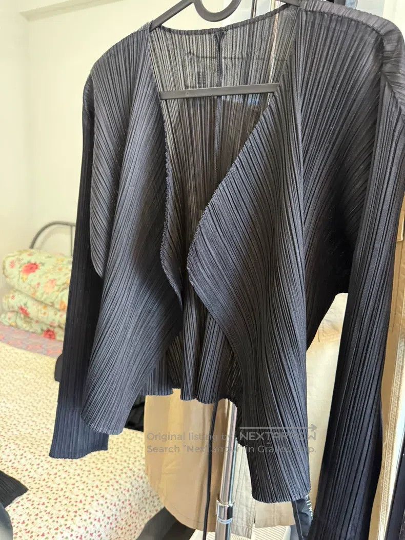 Issey Miyake Issey Miyake Classic Cardigan Size L / US 10 / IT 46 - 2 Thumbnail