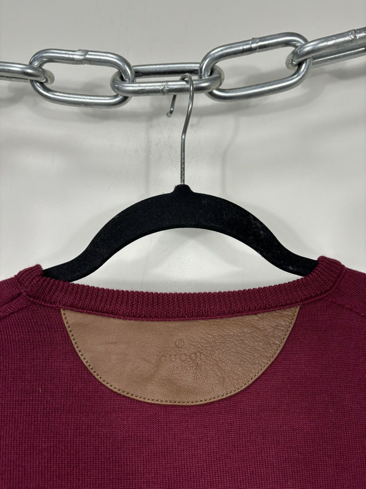 Gucci Gucci Burgundy Wool Cashmere Sweater Size US S / EU 44-46 / 1 - 13 Thumbnail