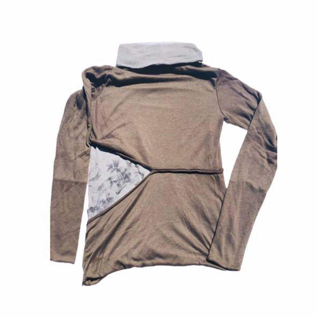 Cop Copine The Cop Copine Cut Out Double Top Beige Size ONE SIZE - 3 Thumbnail