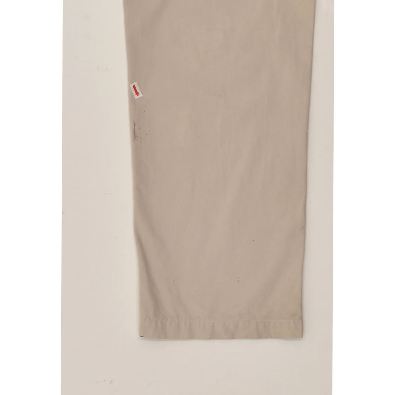 Vintage RIFLE Mens Straight Cargo Trousers Beige Cotton W33 L34 Size US 33 - 3 Thumbnail