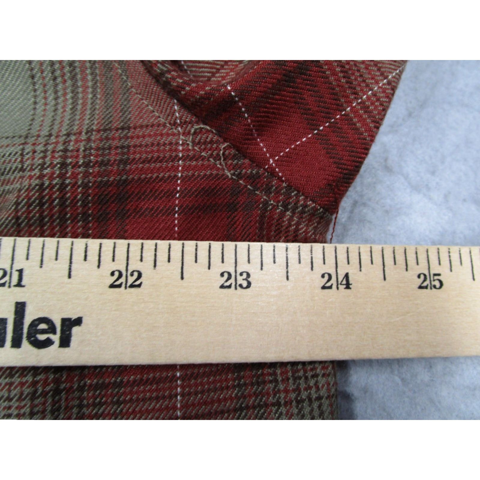 Vintage Dixxon Shirt Mens Large Red Plaid Flannel The Juarez Snap Front Western Size US L / EU 52-54 / 3 - 7 Thumbnail