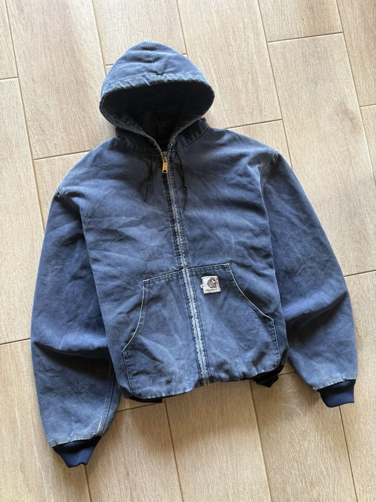 Carhartt JQ263 Blue Carhartt Active Jacket 90s Size US L / EU 52-54 / 3 - 3 Thumbnail