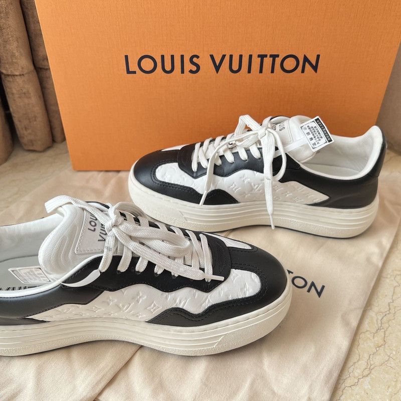 Louis Vuitton Louis Vuitton Groovy Leather Low-Top Sneakers - Size US 9 / EU 42 - 9 Thumbnail